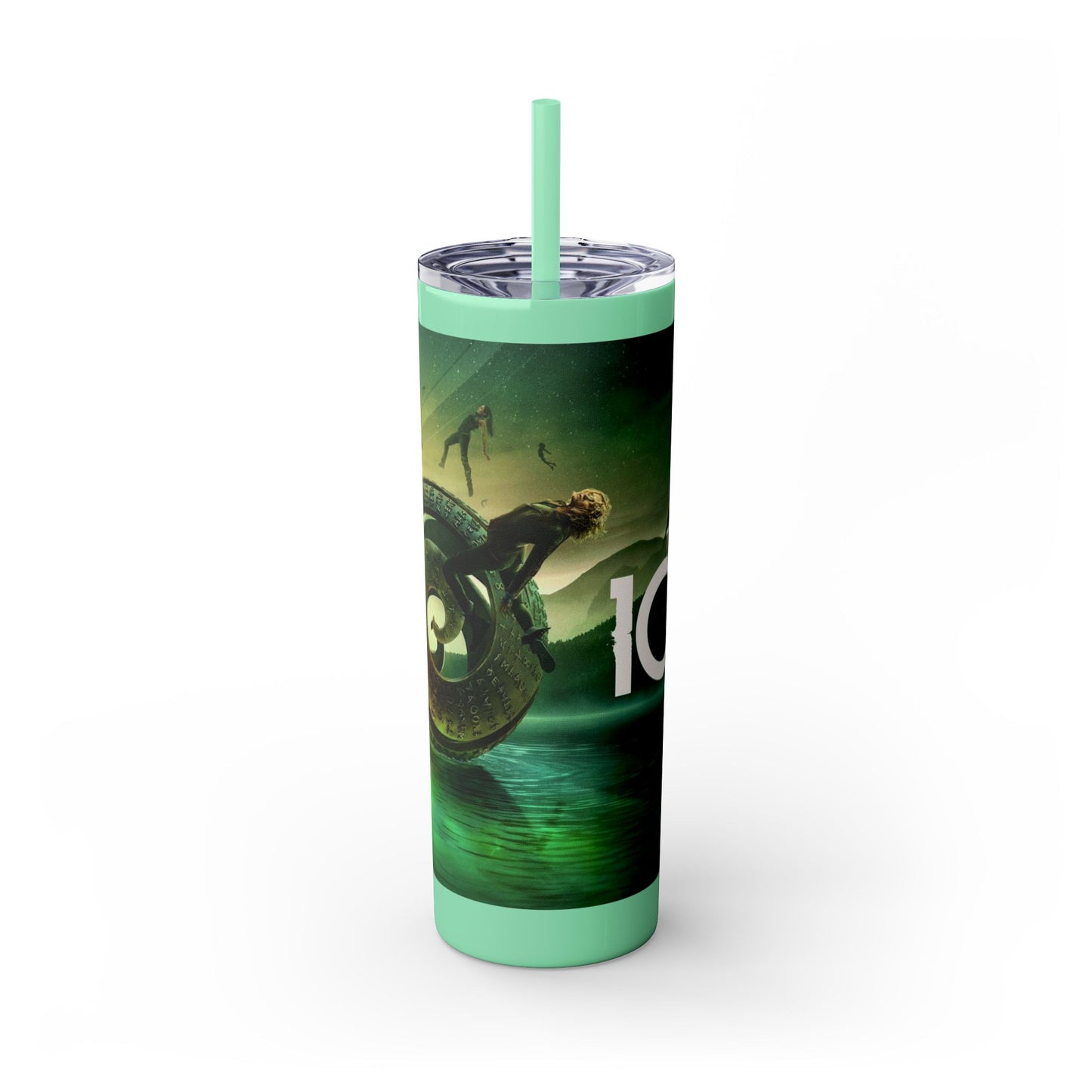 "The 100" Stainless Steel Tumbler - Green