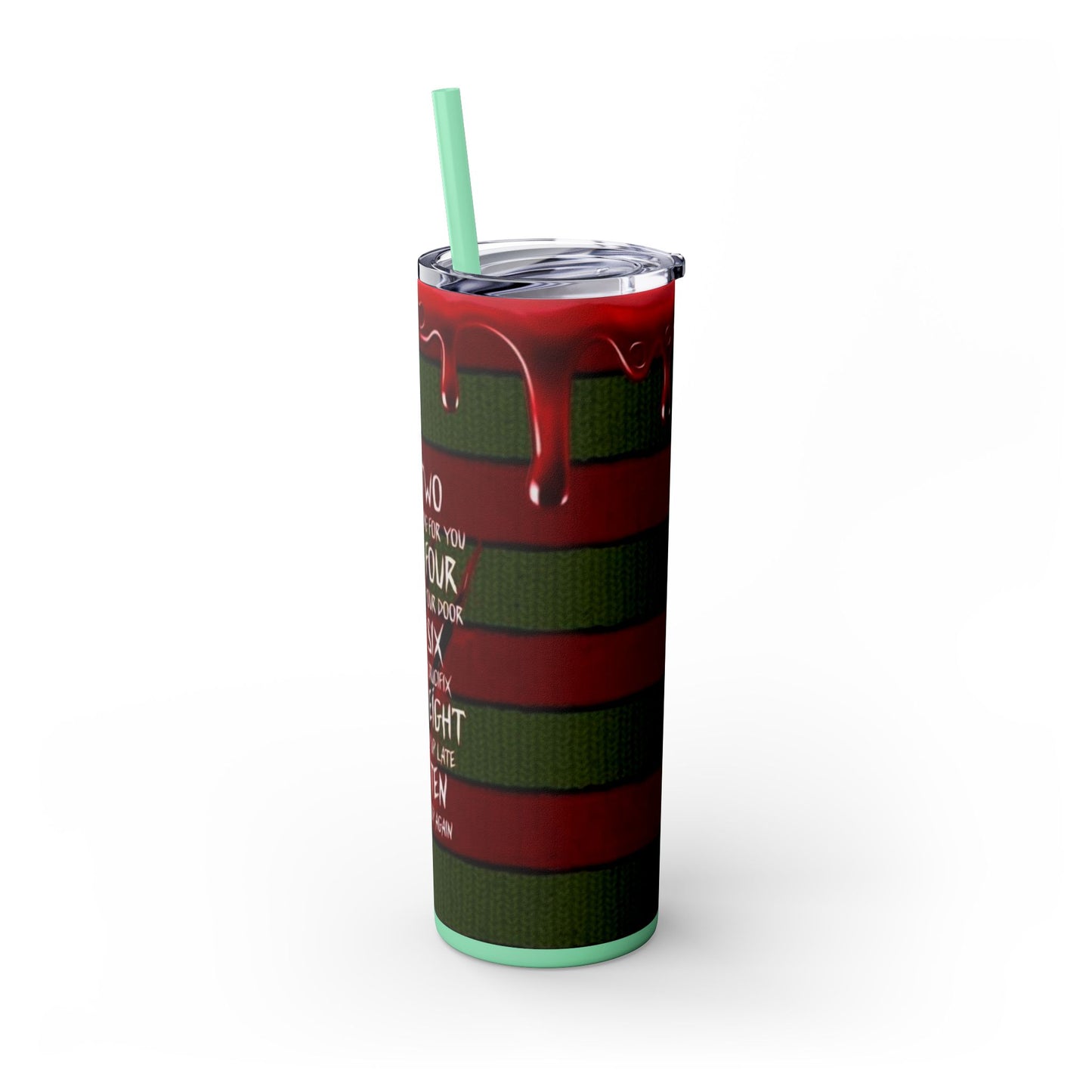 🔥 Freddy Krueger Skinny Tumbler – A Nightmare You’ll Love 🔥 - House of O & A