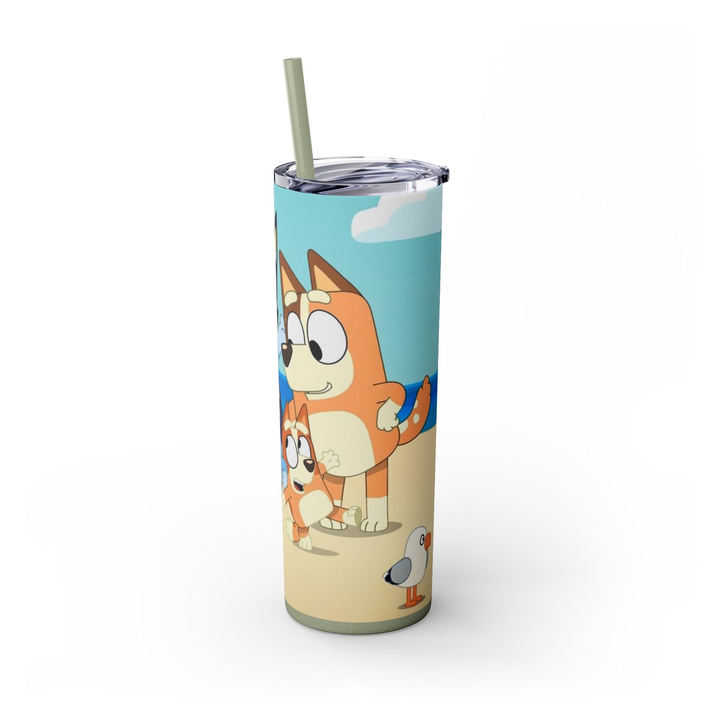 Bluey Beach Day Skinny Tumbler โ 20 oz