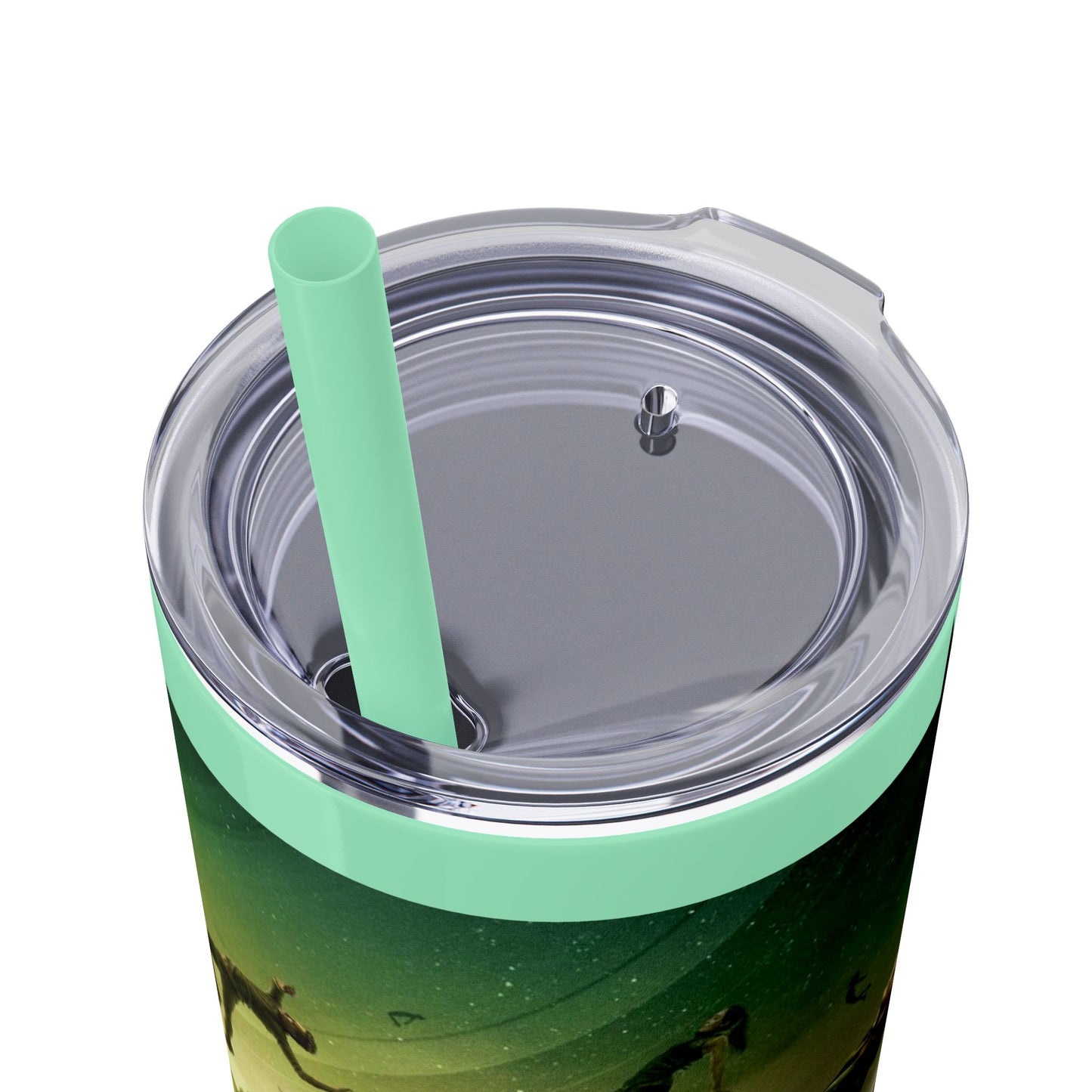 "The 100" Stainless Steel Tumbler - Green