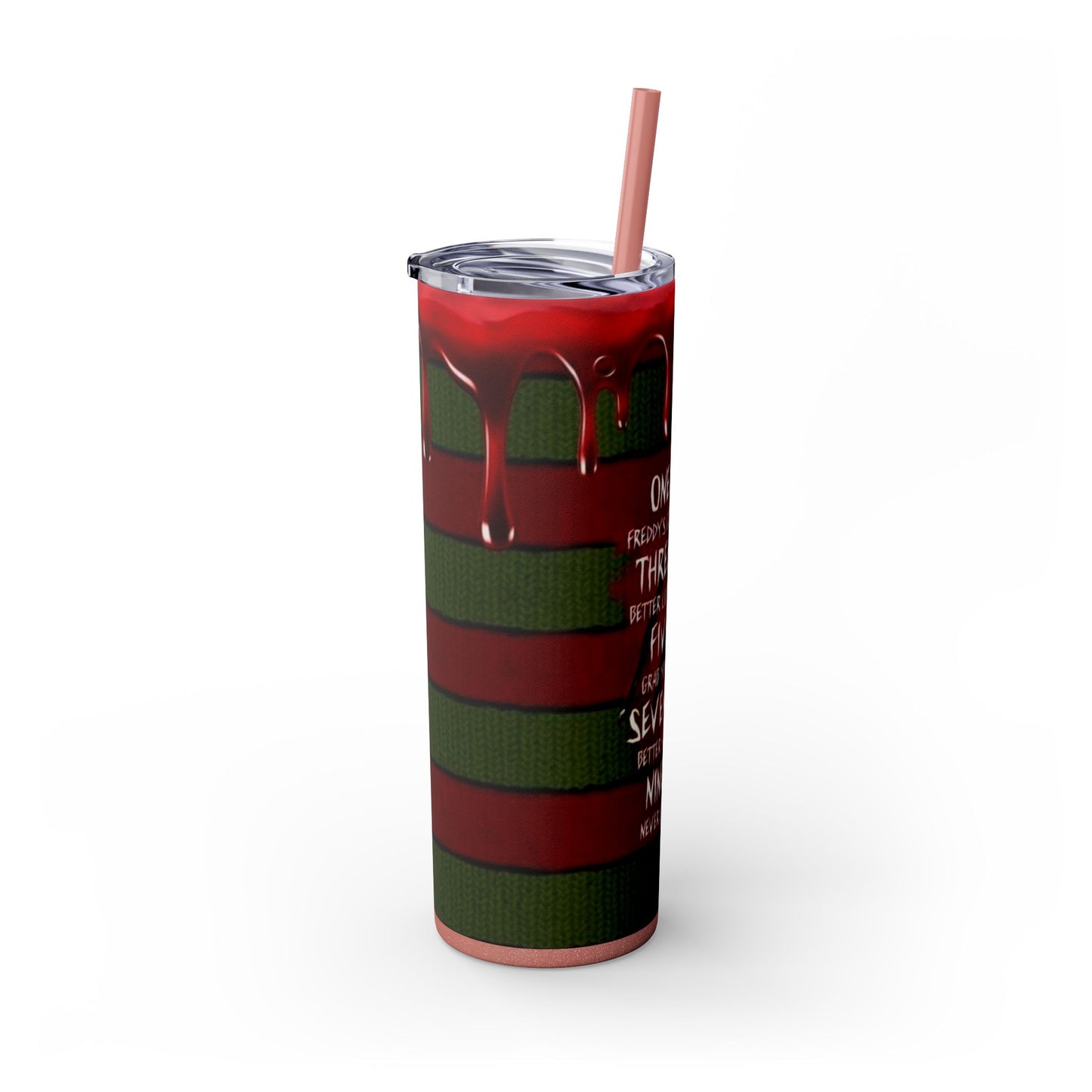 🔥 Freddy Krueger Skinny Tumbler – A Nightmare You’ll Love 🔥