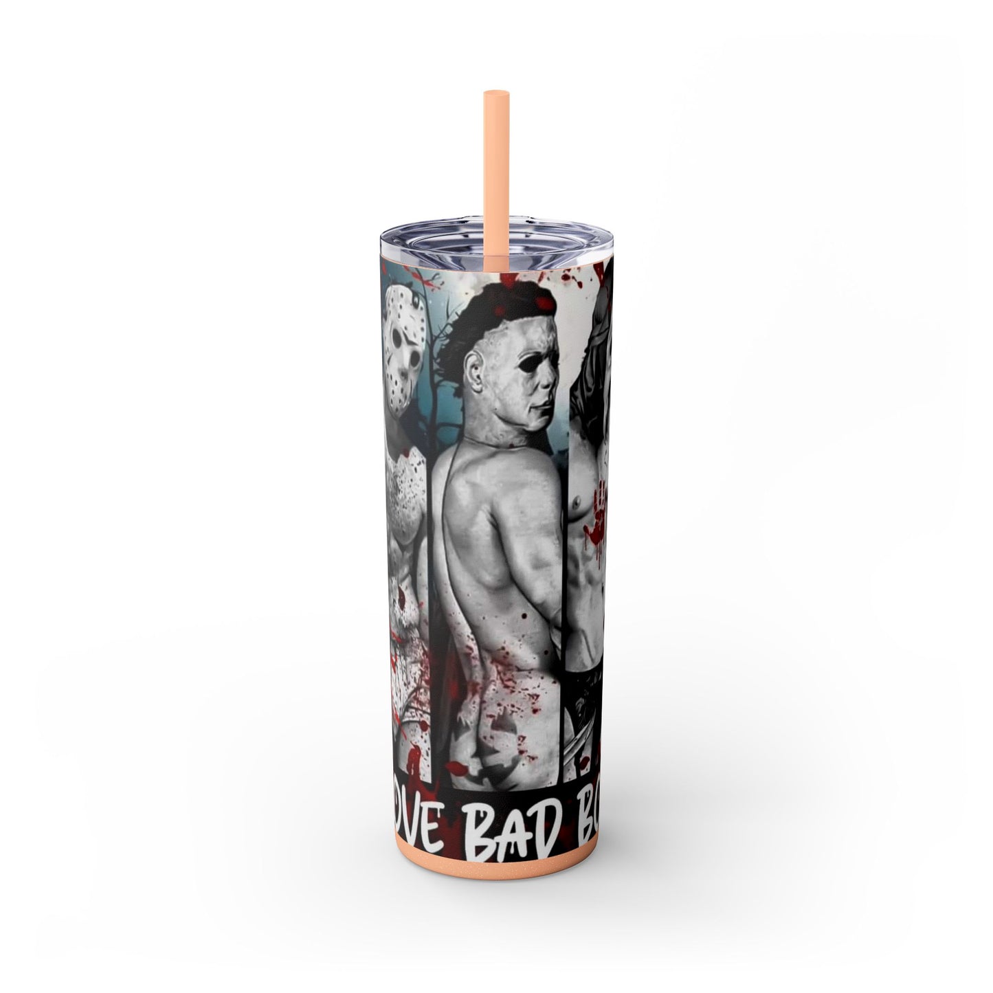 I Love Bad Boys Skinny Tumbler - House of O & A