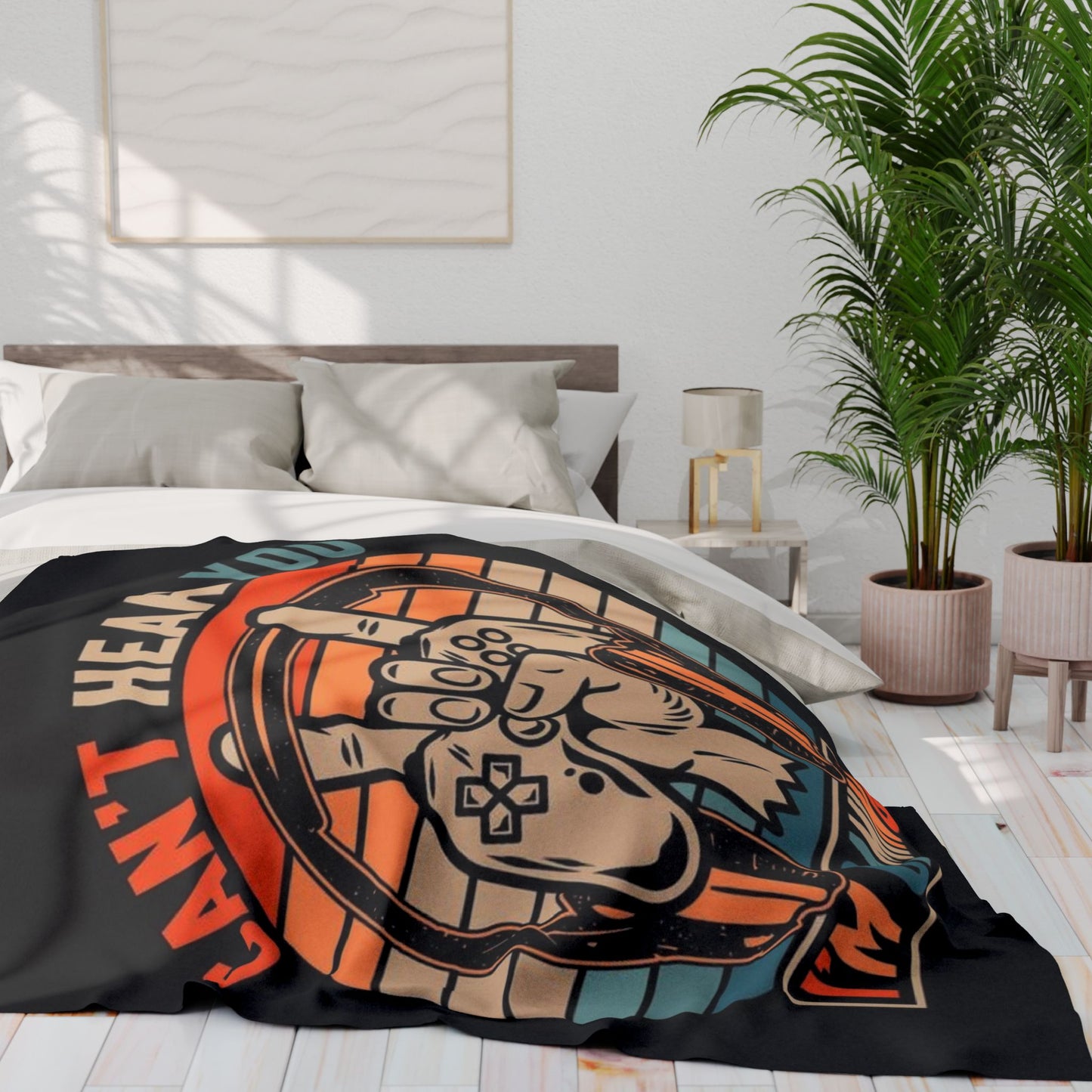 "I'm Gaming" Cozy Arctic Blanket for Gamers