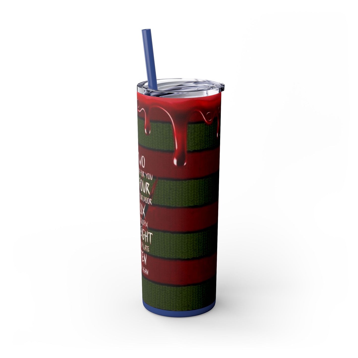 🔥 Freddy Krueger Skinny Tumbler – A Nightmare You’ll Love 🔥