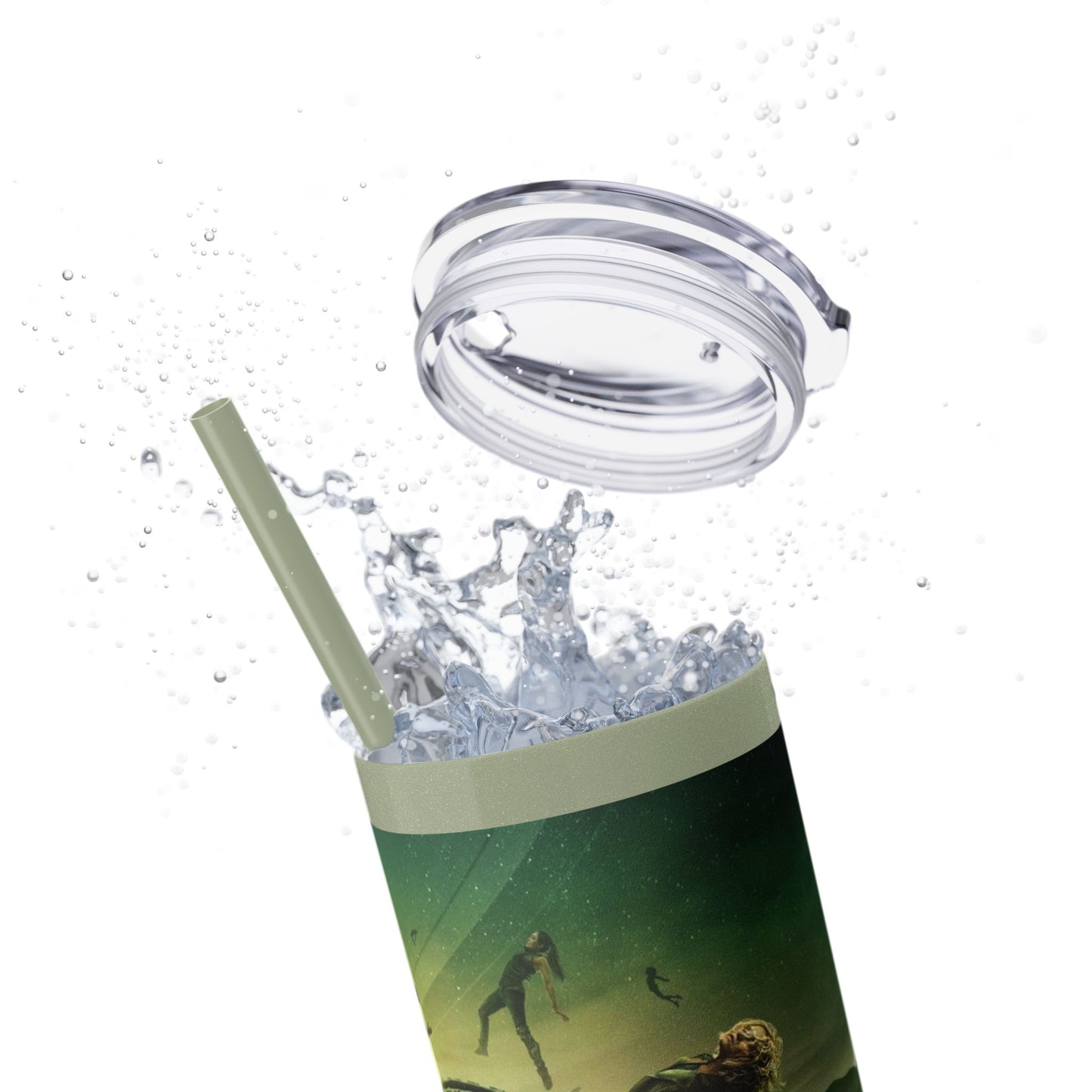 "The 100" Stainless Steel Tumbler - Green