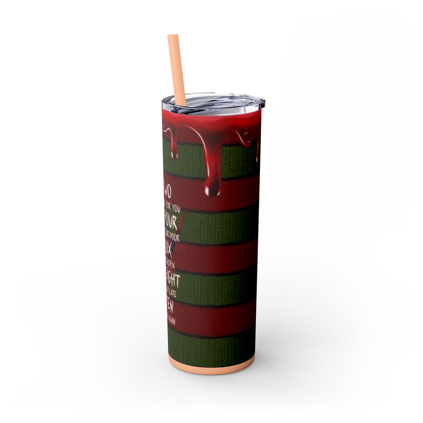 🔥 Freddy Krueger Skinny Tumbler – A Nightmare You’ll Love 🔥 - House of O & A