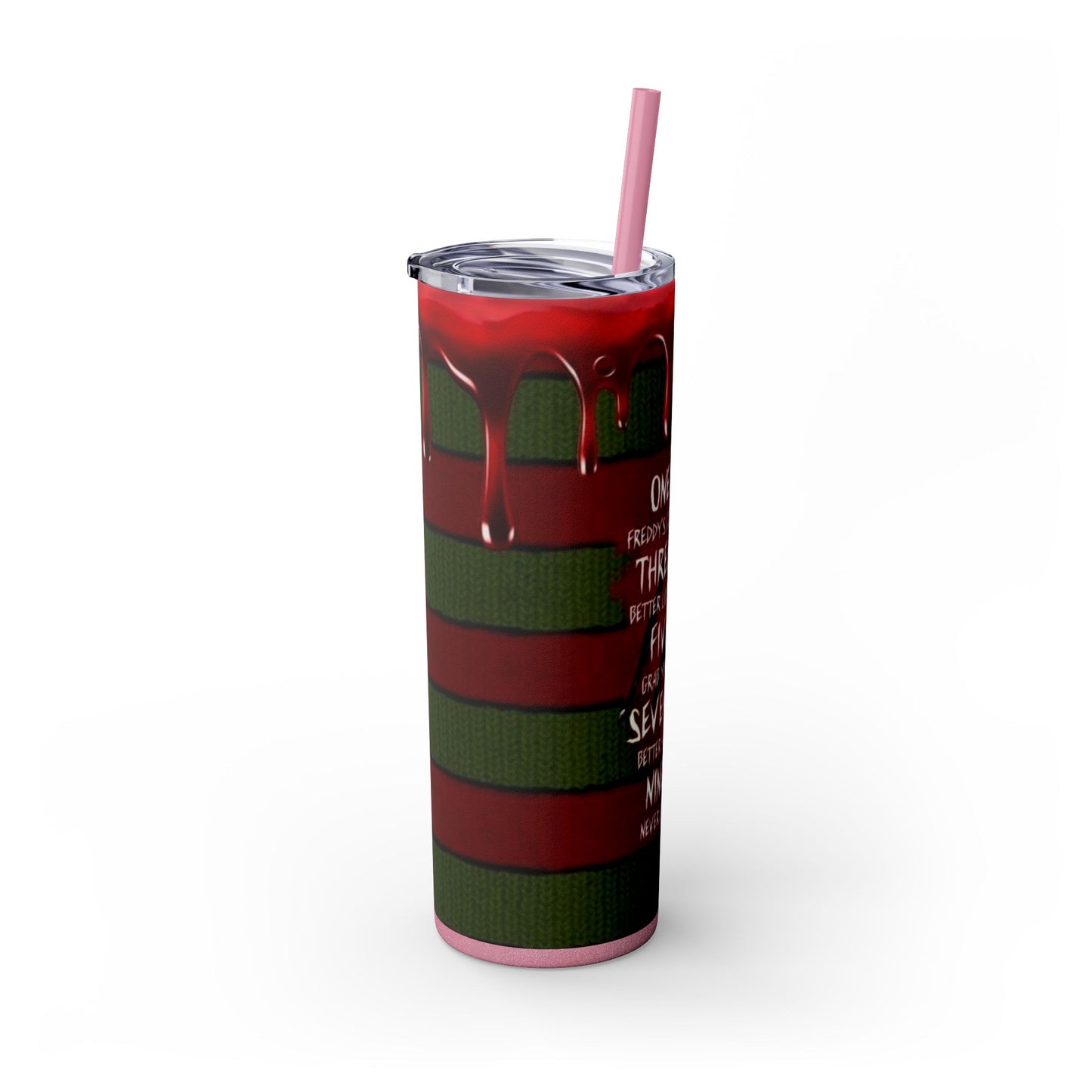 🔥 Freddy Krueger Skinny Tumbler – A Nightmare You’ll Love 🔥