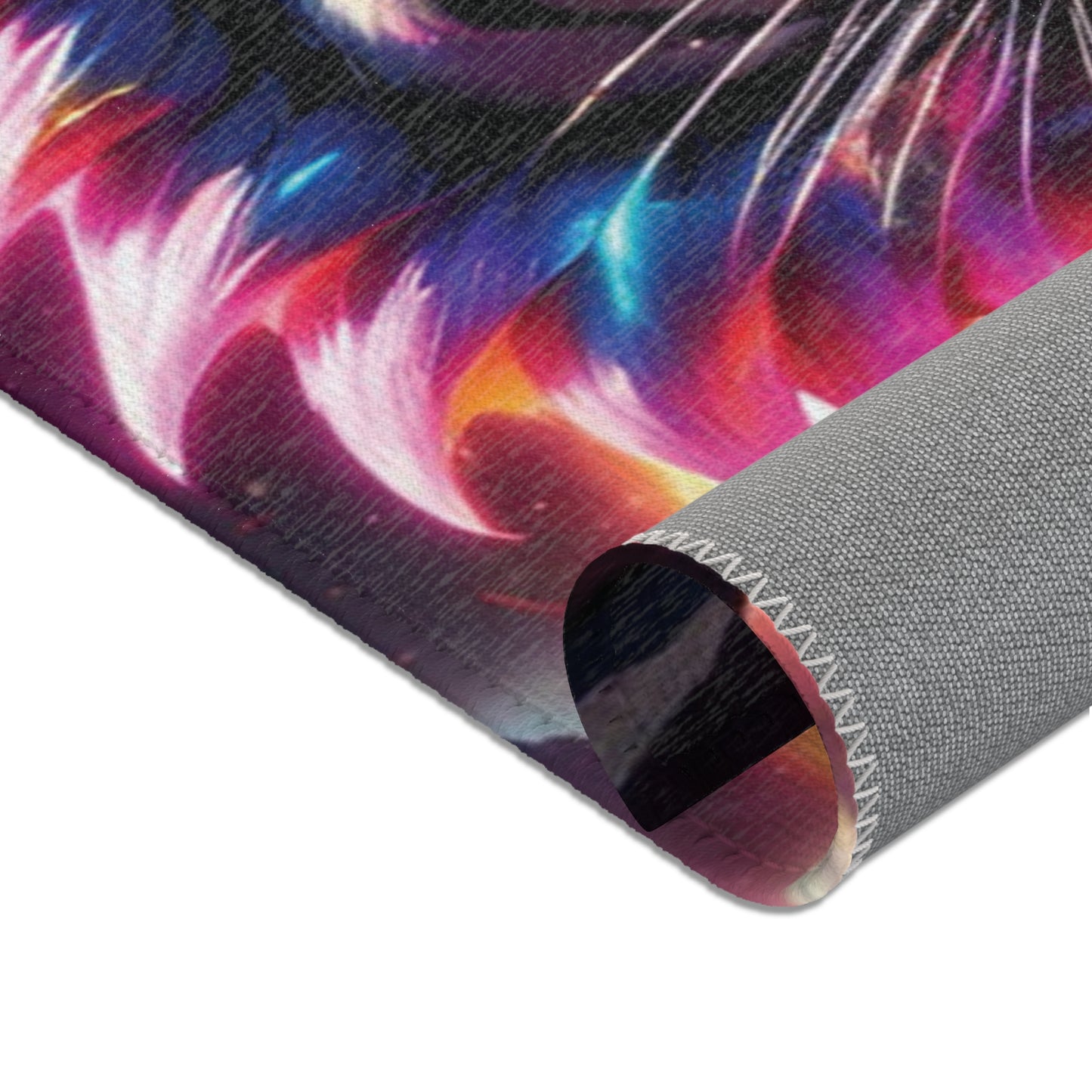 Growling Rainbow Tiger - Area Rug - House of O & A