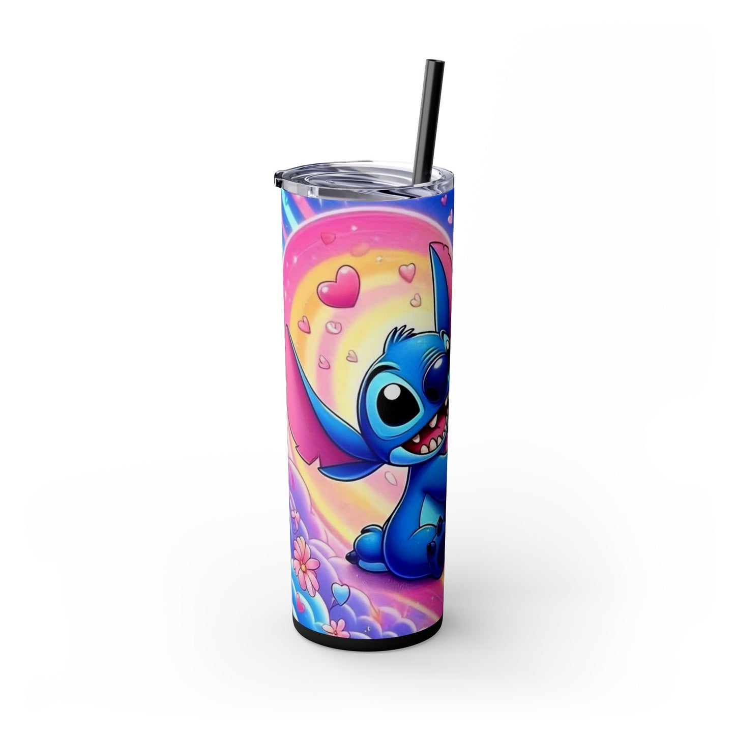 Skinny Tumbler - Stitch and Angel Love Design