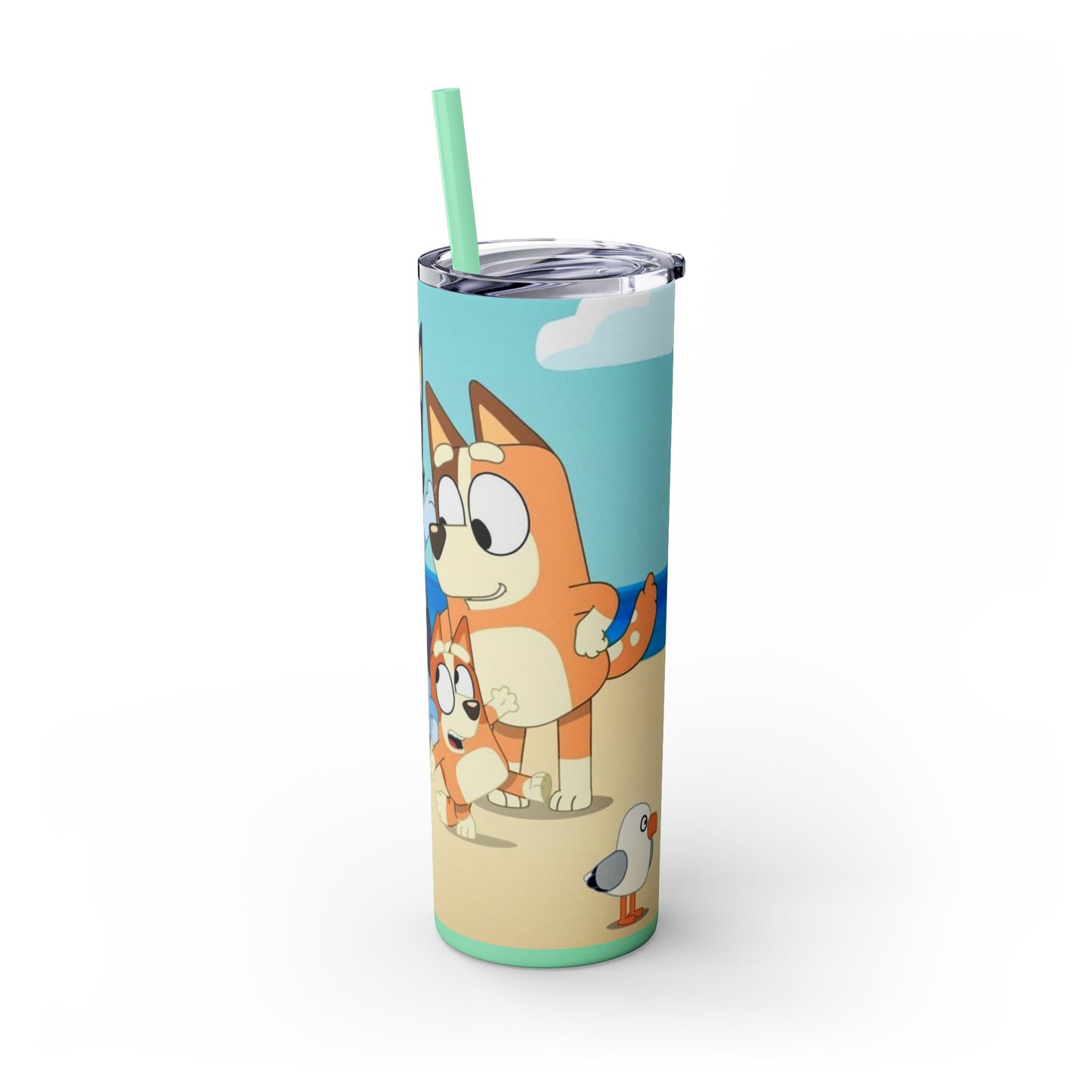 Bluey Beach Day Skinny Tumbler โ 20 oz
