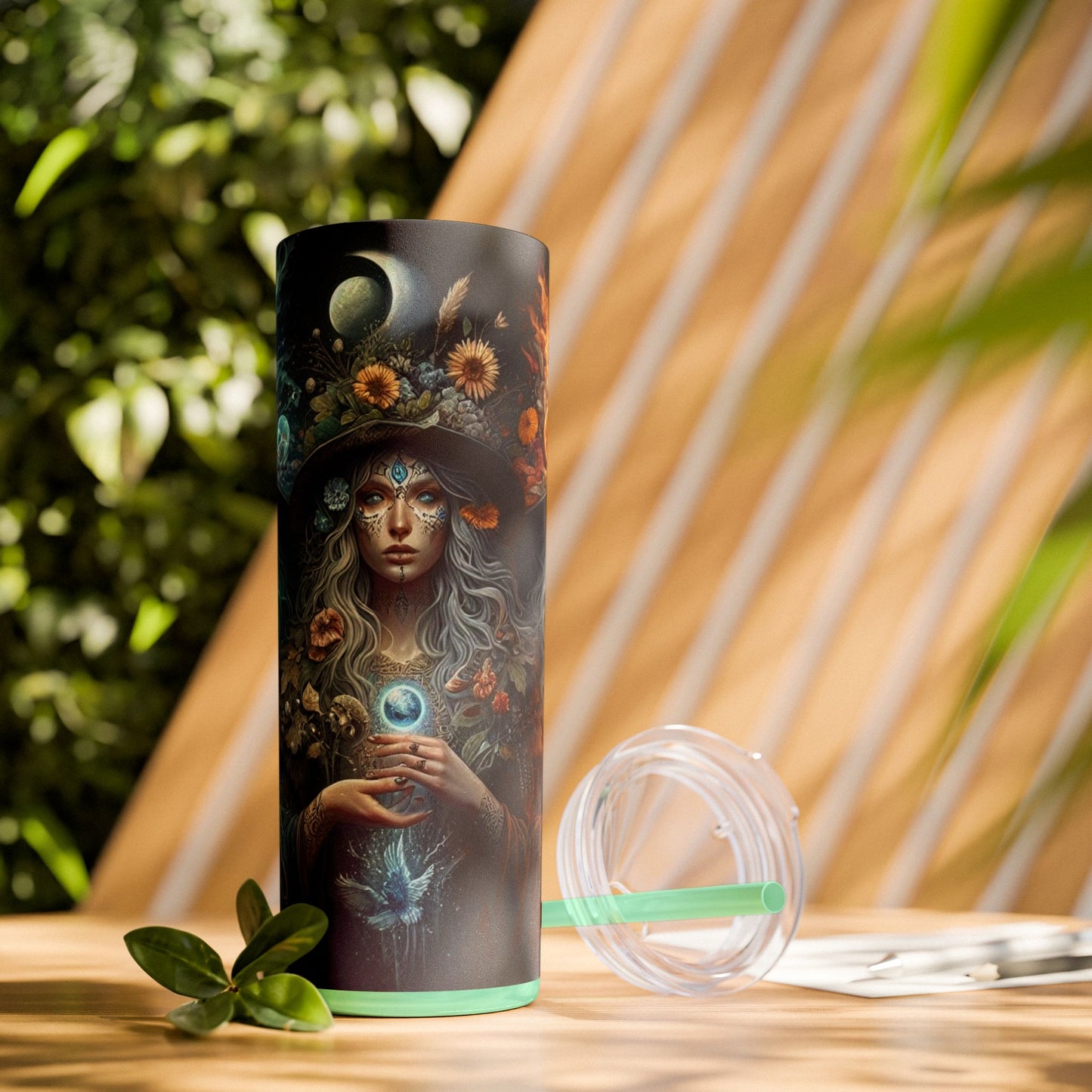 Witch Sisters Skinny Tumbler