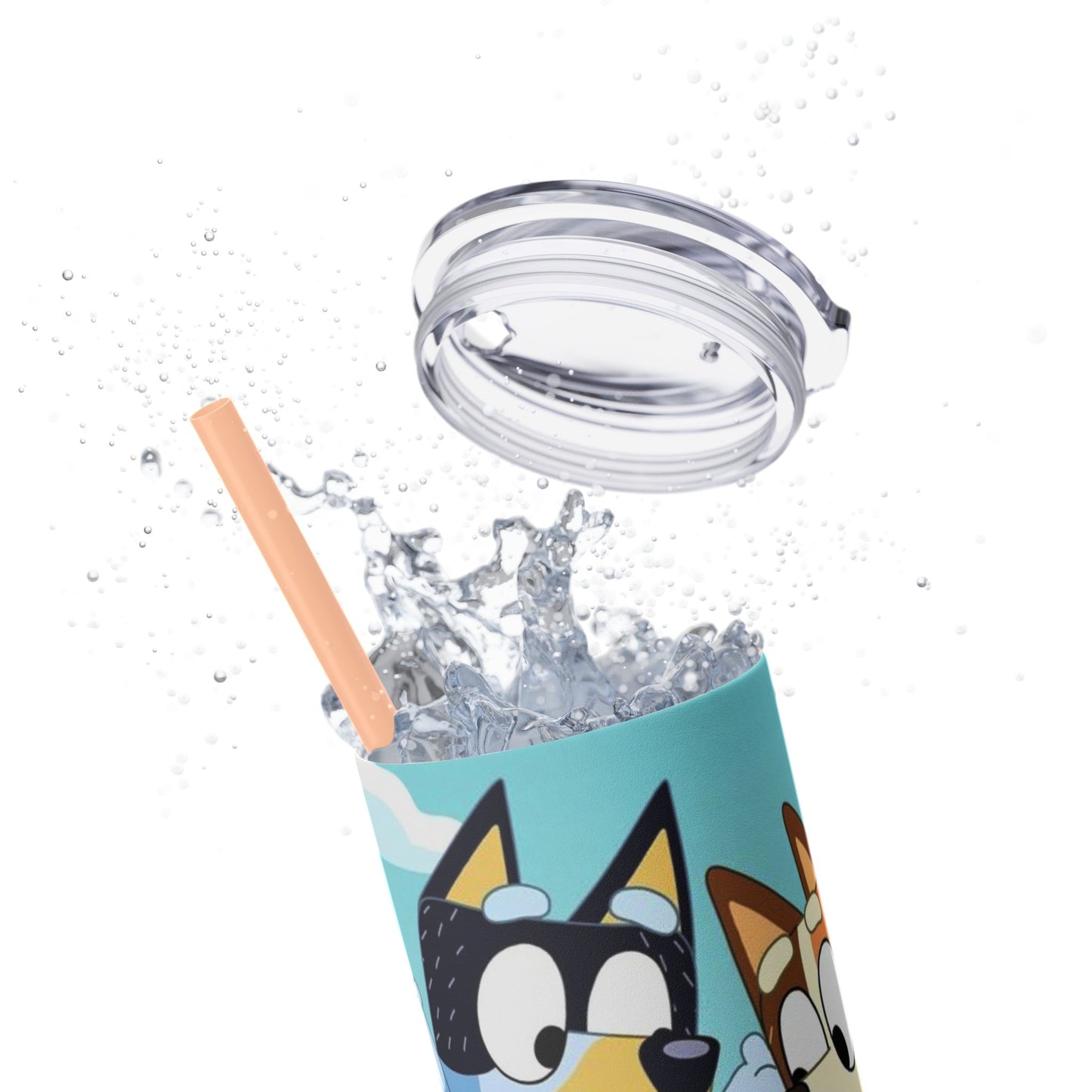 Bluey Beach Day Skinny Tumbler โ 20 oz