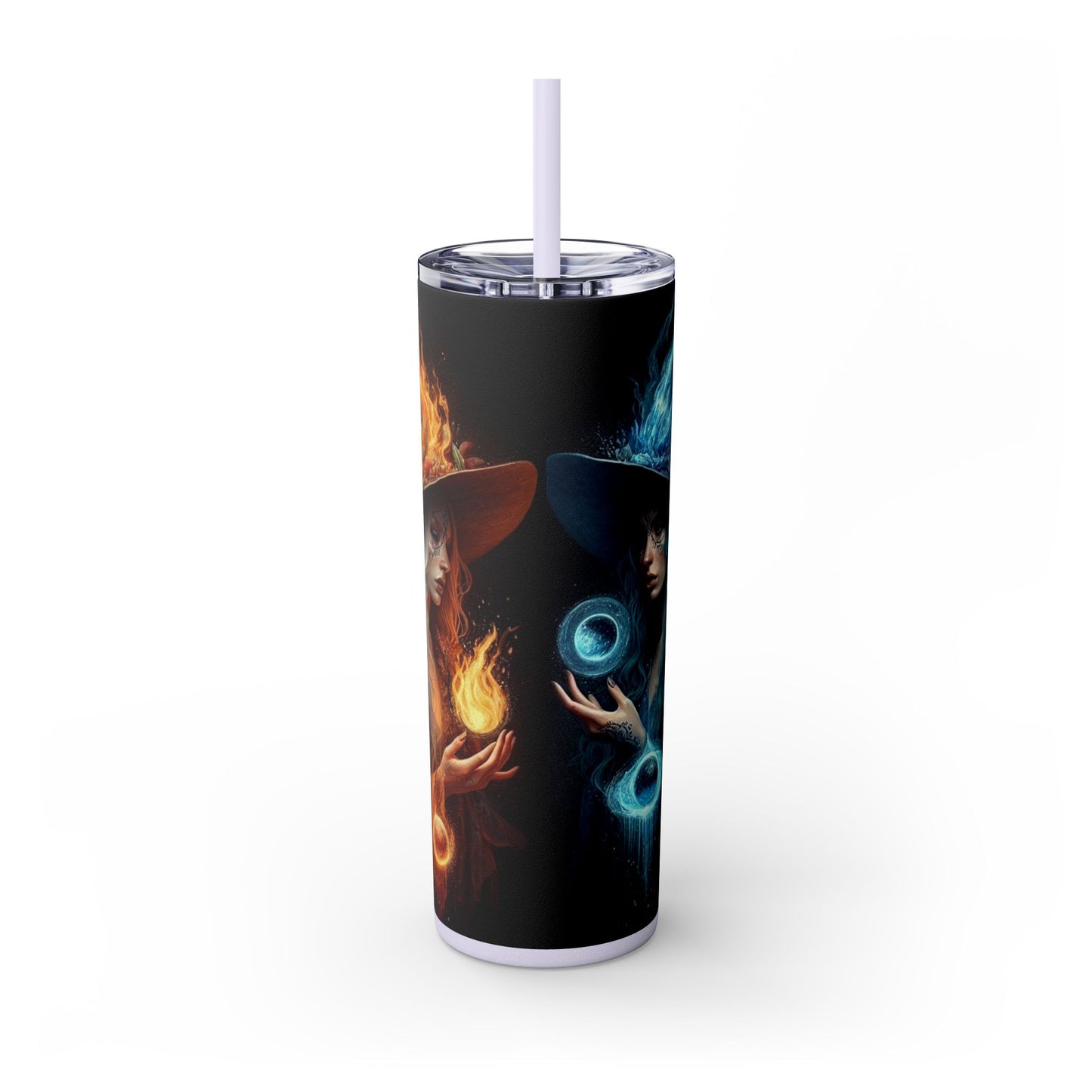 Witch Sisters Skinny Tumbler