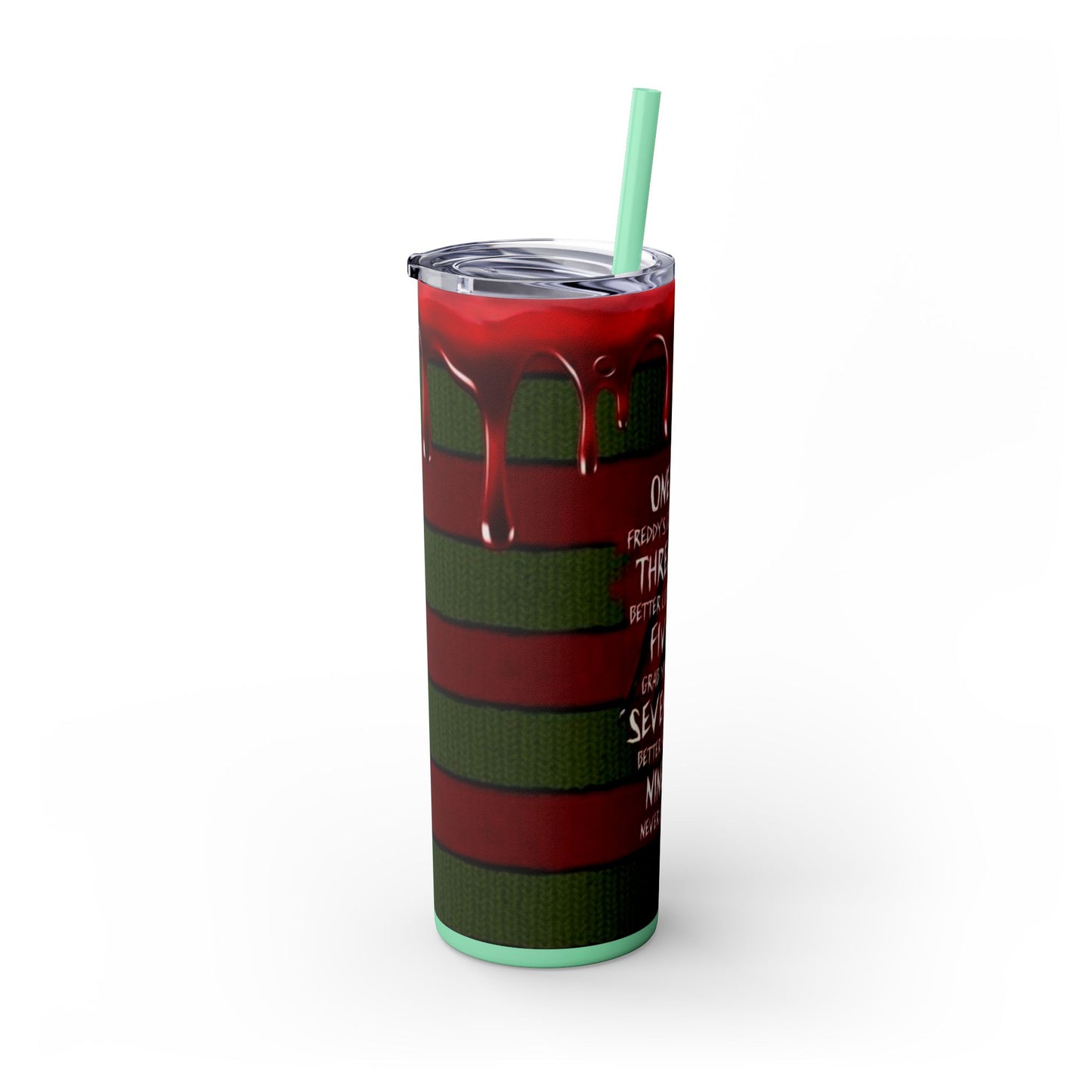 🔥 Freddy Krueger Skinny Tumbler – A Nightmare You’ll Love 🔥 - House of O & A