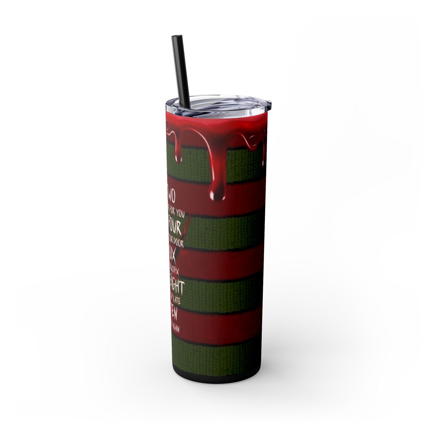 🔥 Freddy Krueger Skinny Tumbler – A Nightmare You’ll Love 🔥