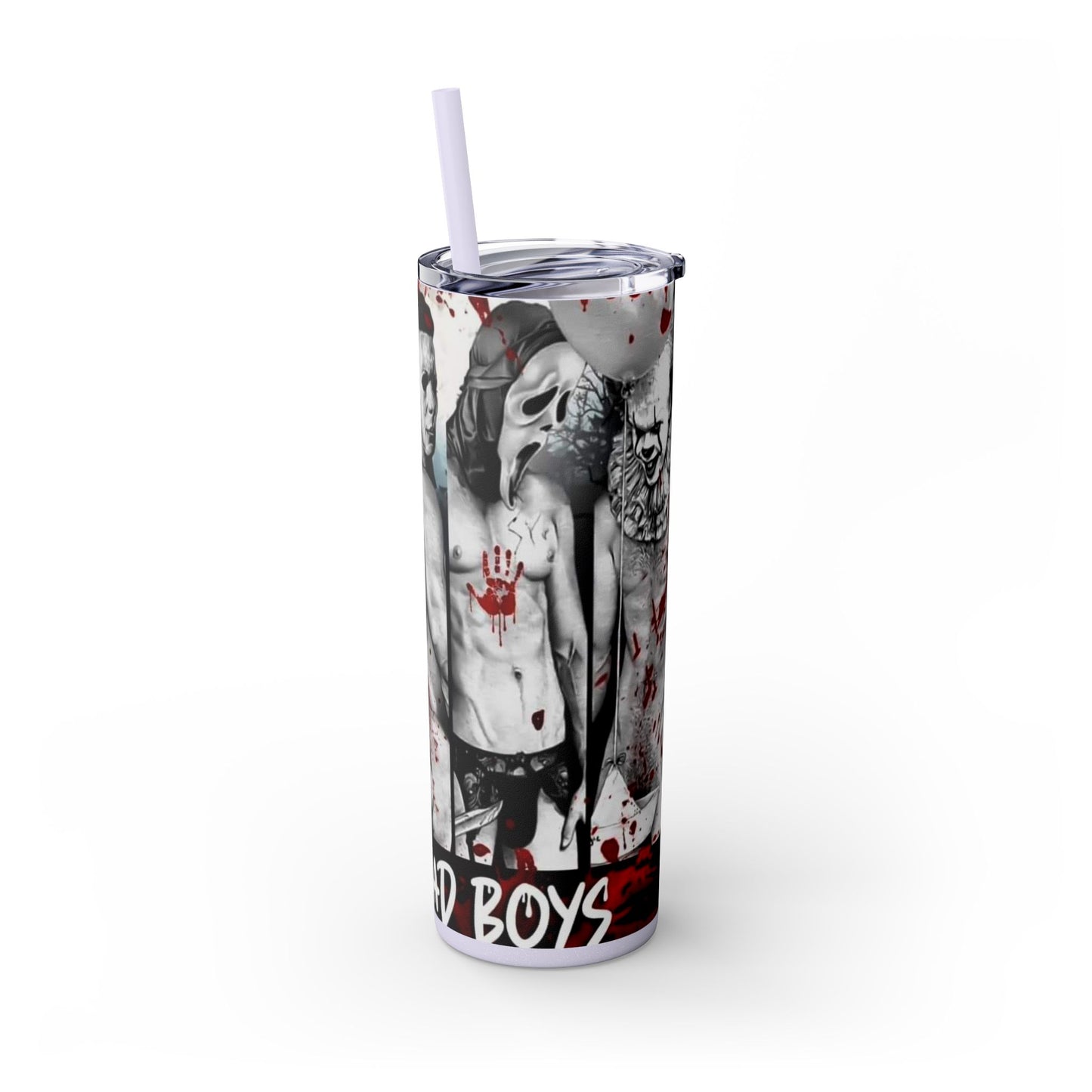 I Love Bad Boys Skinny Tumbler