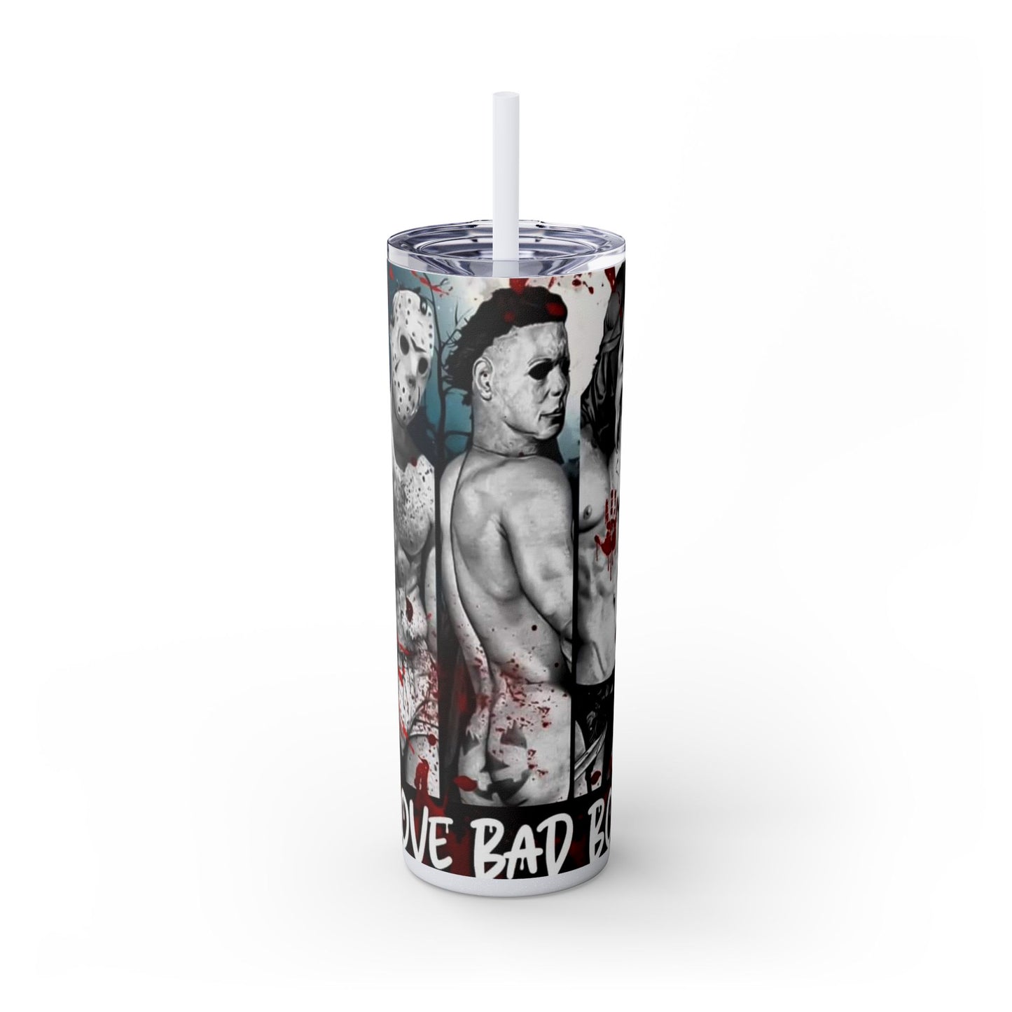 I Love Bad Boys Skinny Tumbler - House of O & A