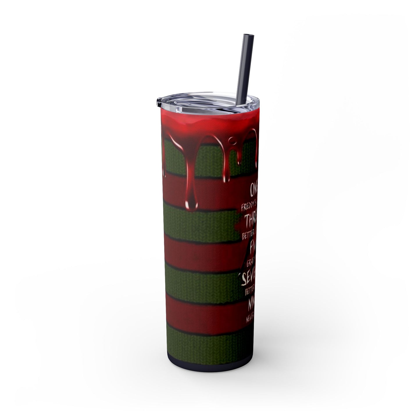 🔥 Freddy Krueger Skinny Tumbler – A Nightmare You’ll Love 🔥