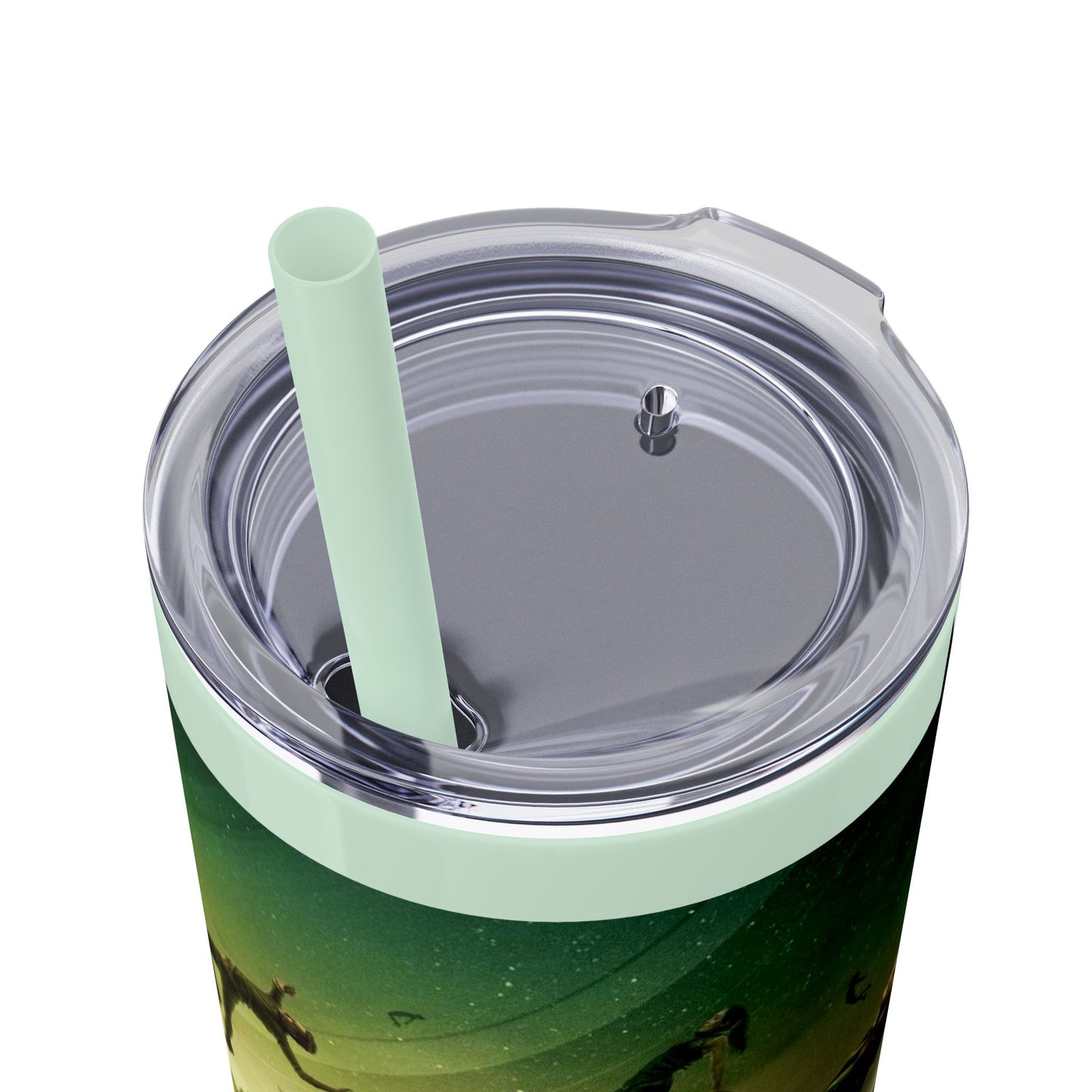 "The 100" Stainless Steel Tumbler - Green