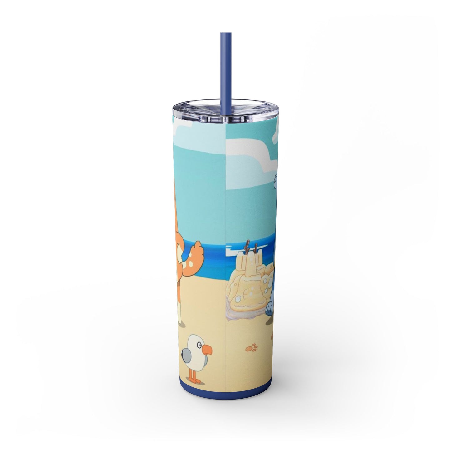 Bluey Beach Day Skinny Tumbler โ 20 oz