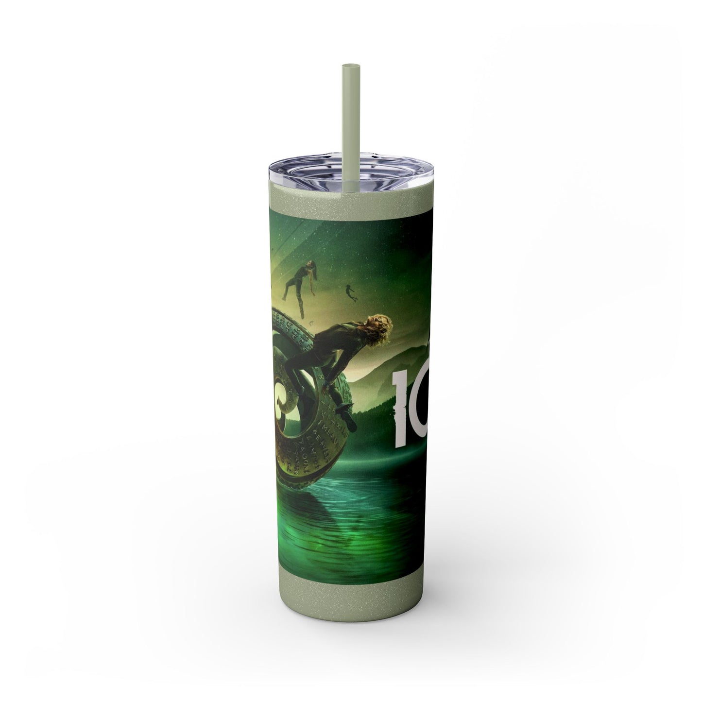 "The 100" Stainless Steel Tumbler - Green