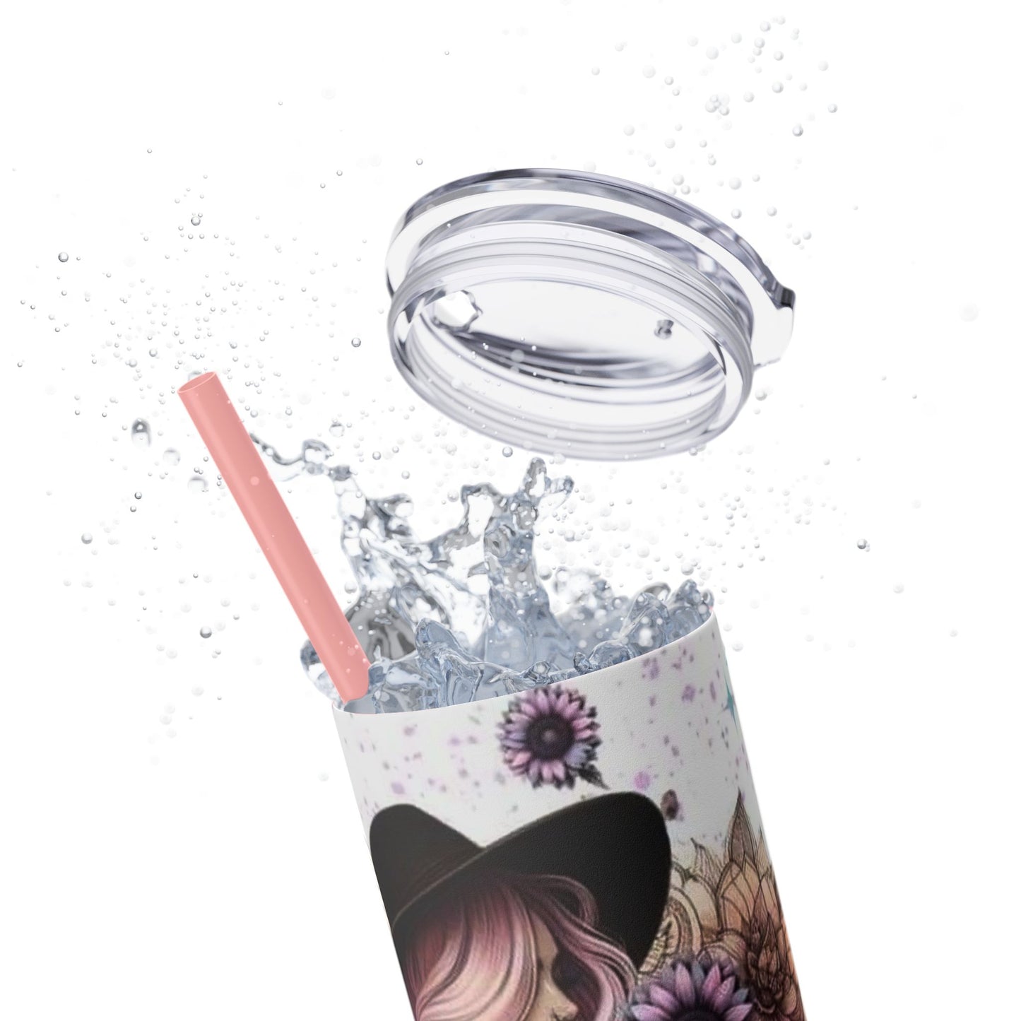 She Overcame Inspirational Skinny Tumbler - House of O & A