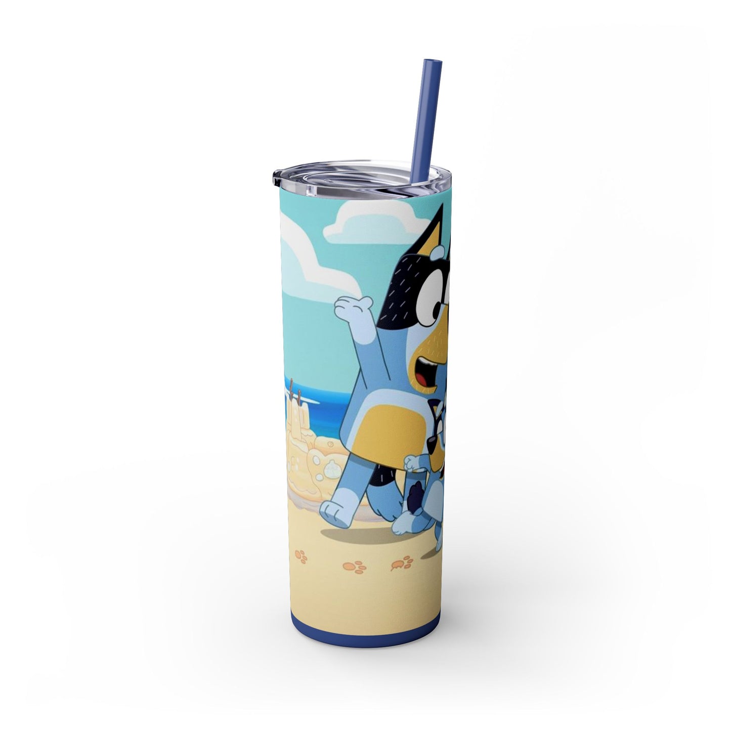 Bluey Beach Day Skinny Tumbler โ 20 oz
