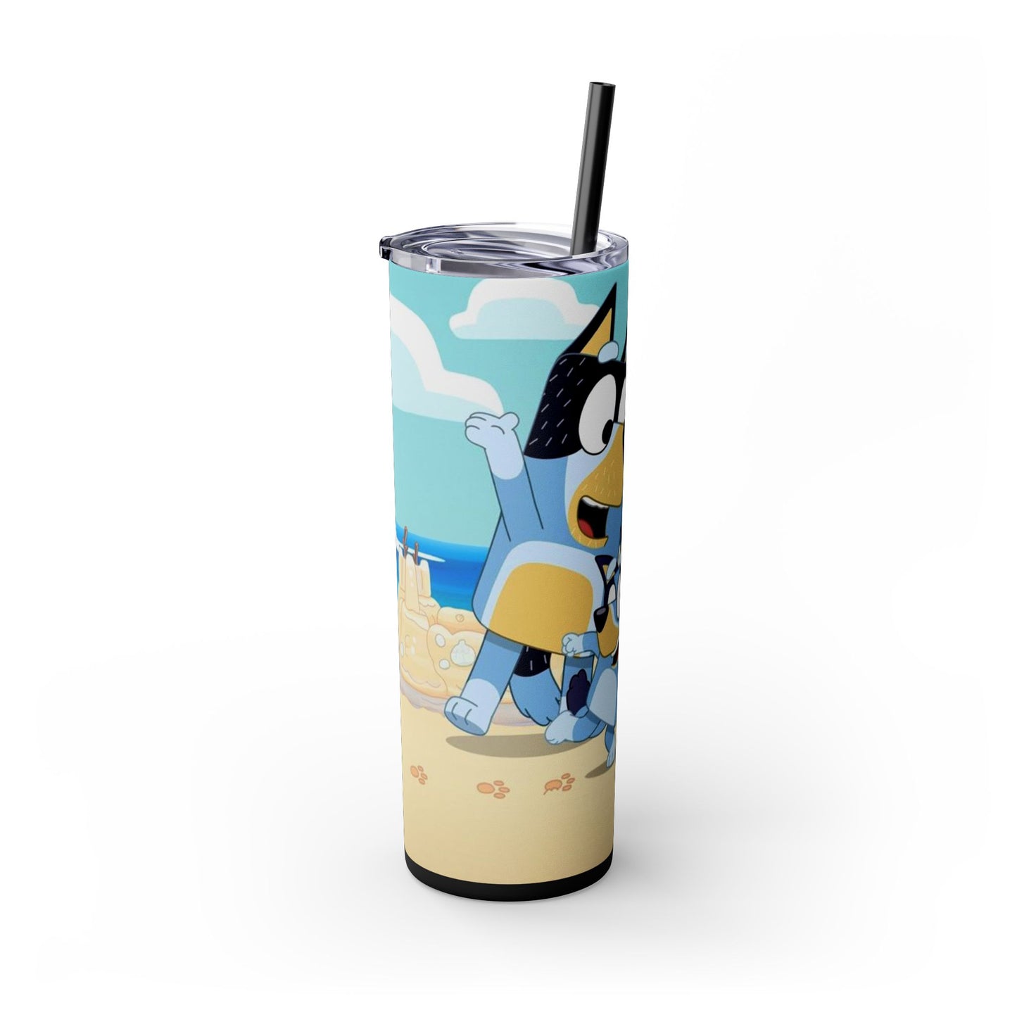 Bluey Beach Day Skinny Tumbler โ 20 oz