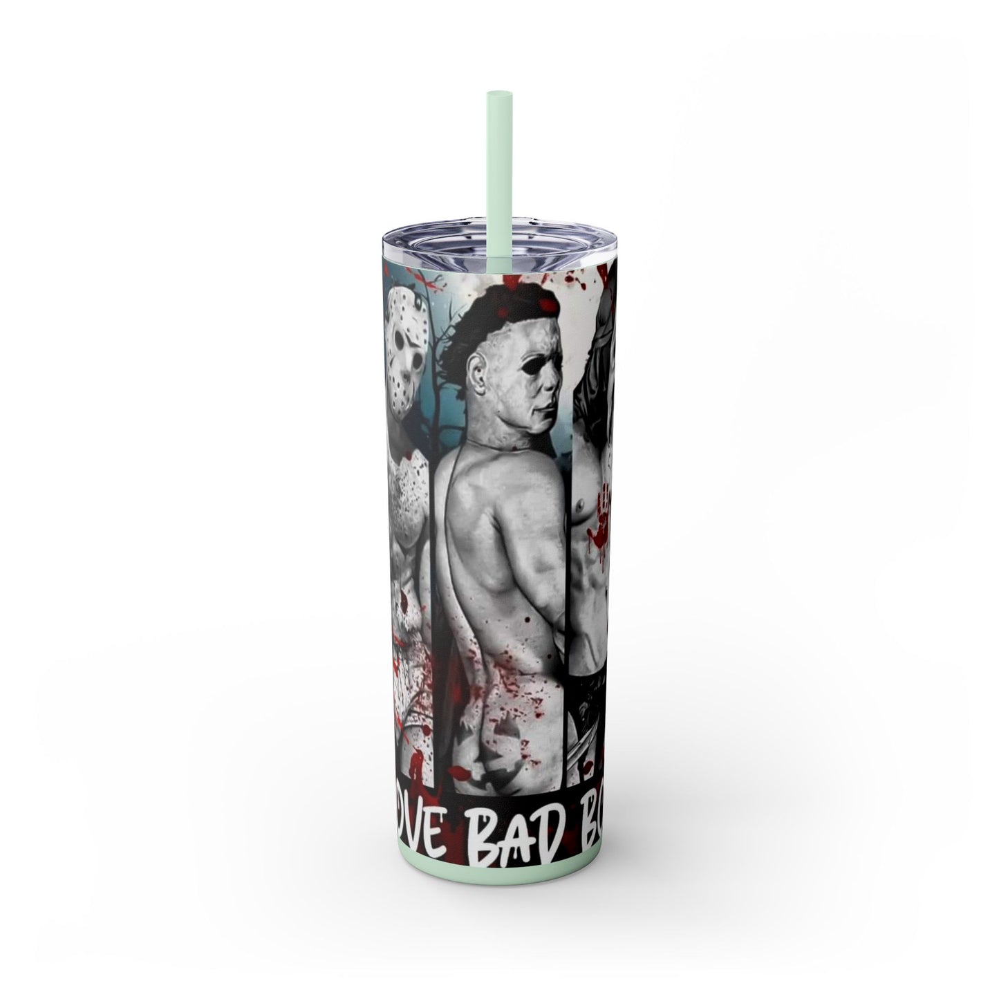 I Love Bad Boys Skinny Tumbler - House of O & A