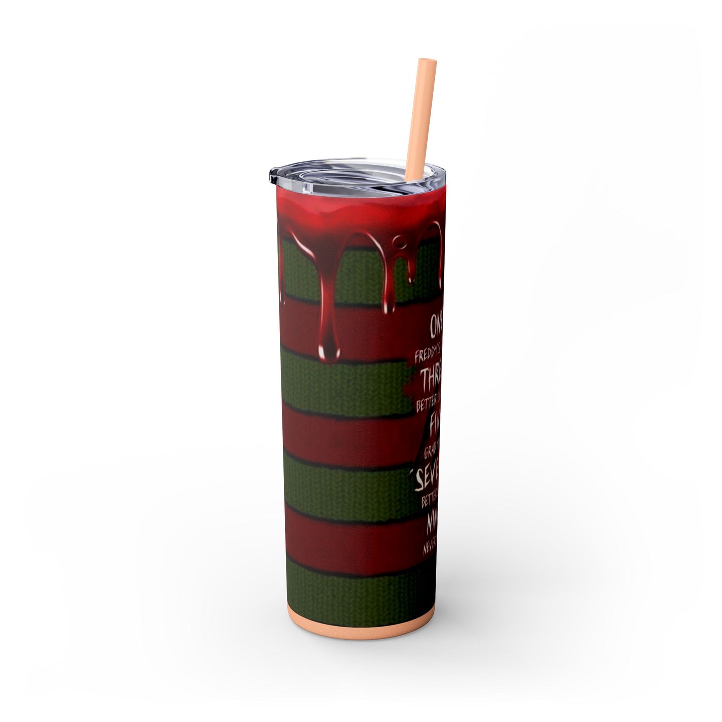 🔥 Freddy Krueger Skinny Tumbler – A Nightmare You’ll Love 🔥 - House of O & A