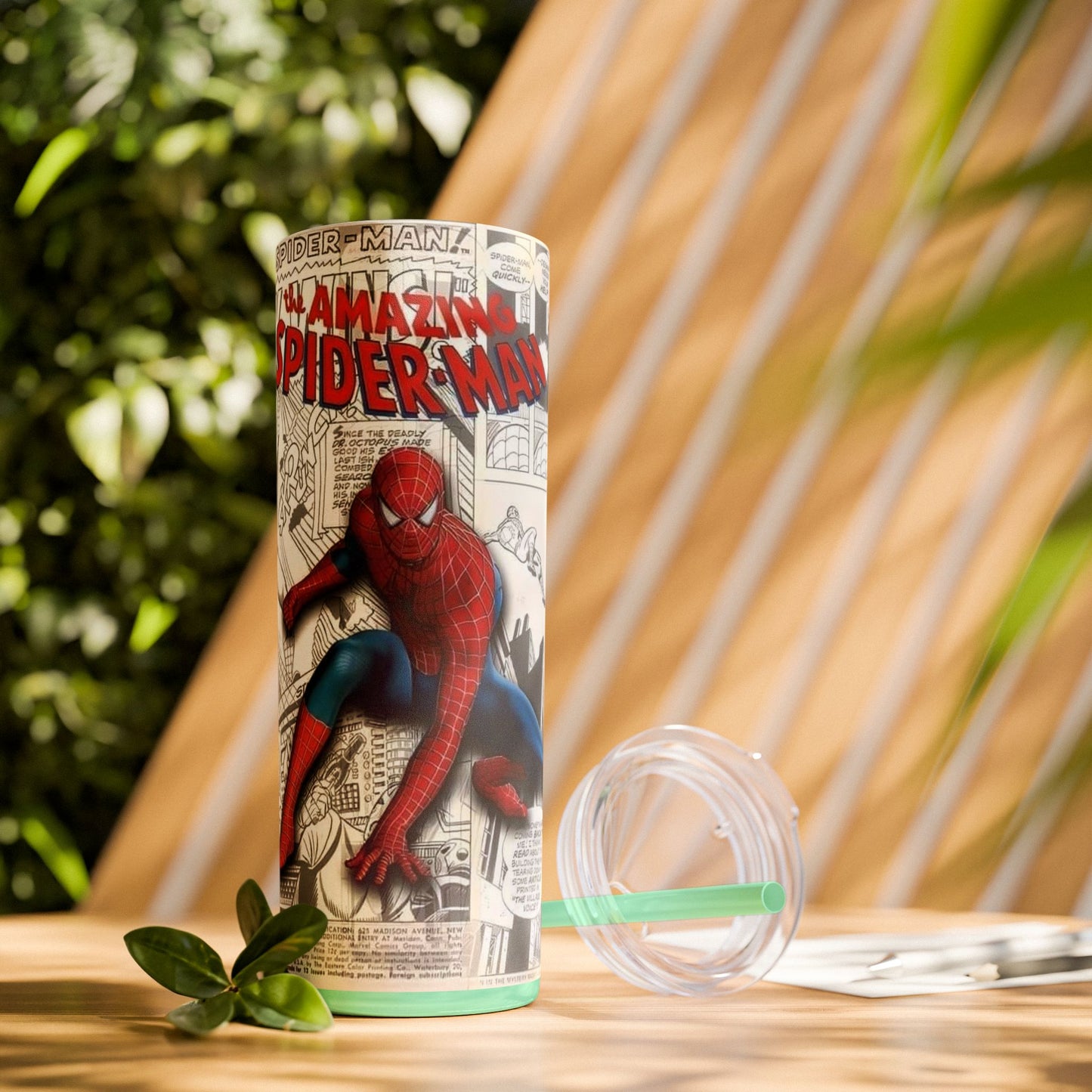 Skinny Tumbler Spiderman 20oz - House of O & A