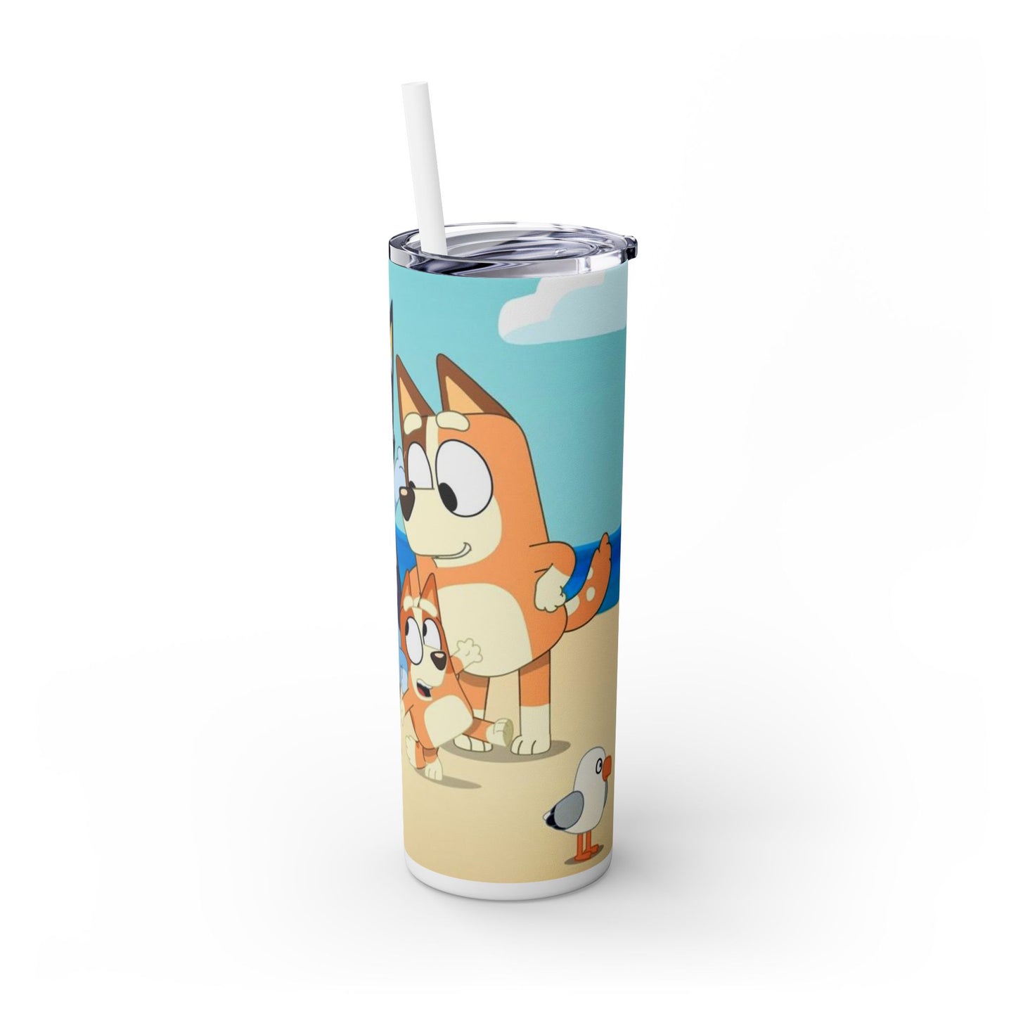Bluey Beach Day Skinny Tumbler โ 20 oz