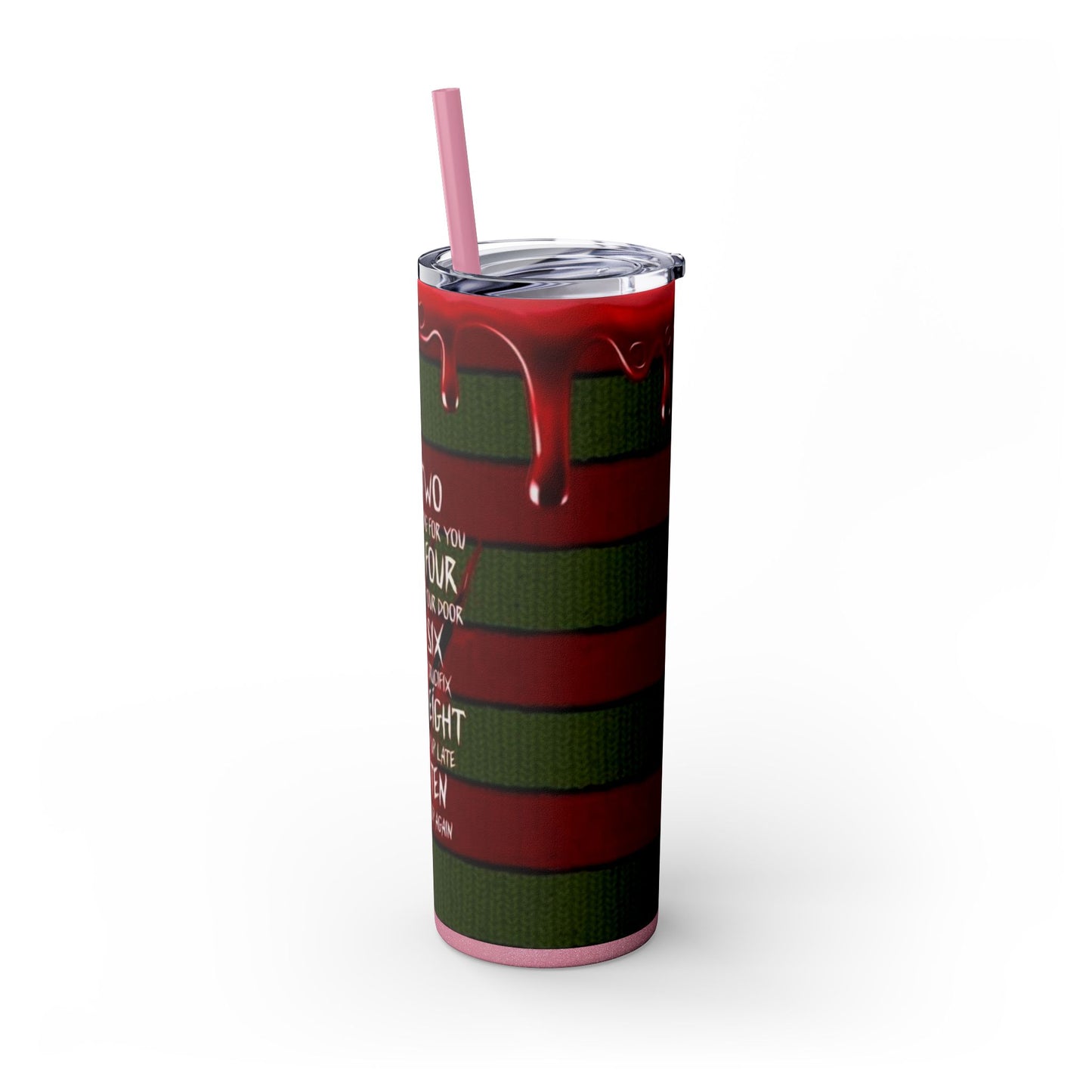 🔥 Freddy Krueger Skinny Tumbler – A Nightmare You’ll Love 🔥