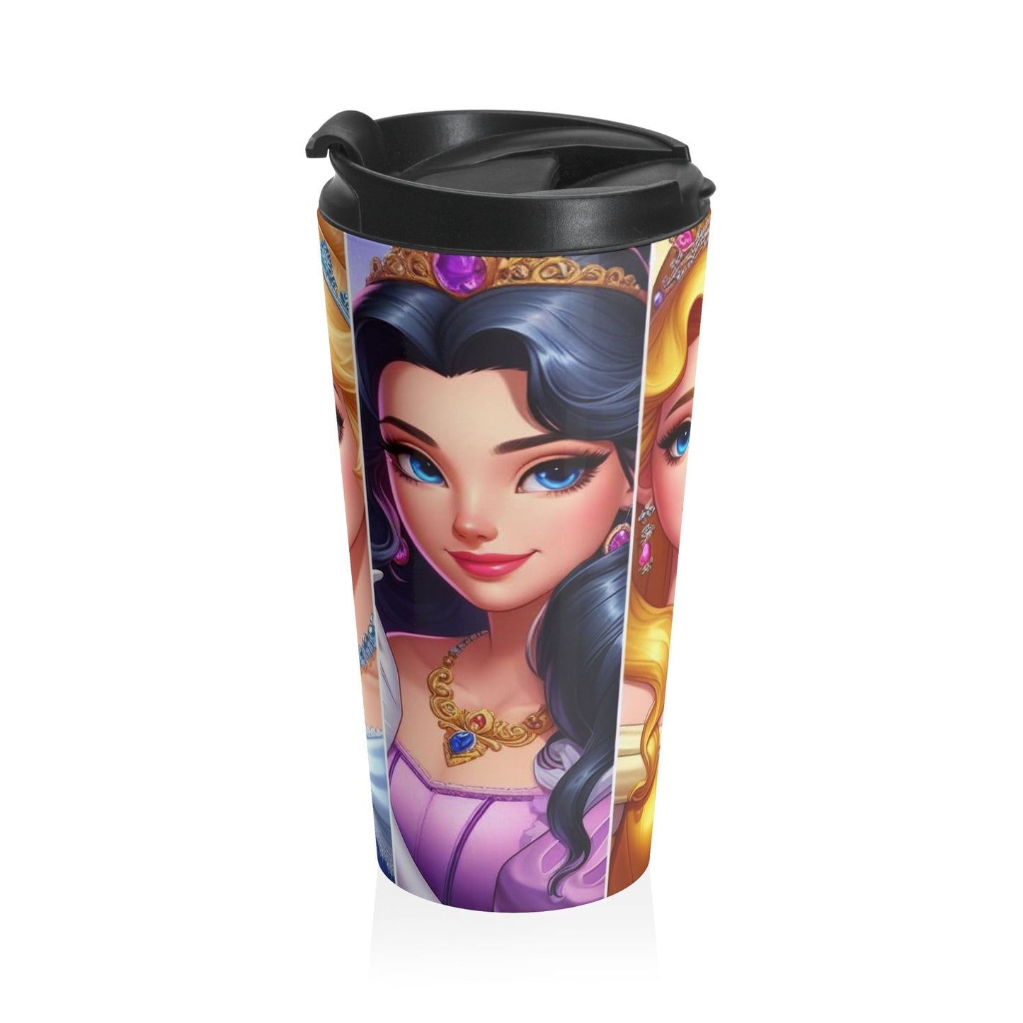 I Love Princesses 2 - Stainless Steel Travel Mug - House of O & A