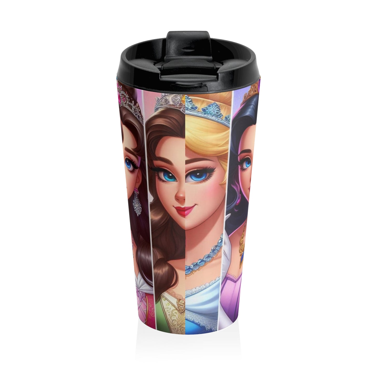 I Love Princesses 2 - Stainless Steel Travel Mug - House of O & A