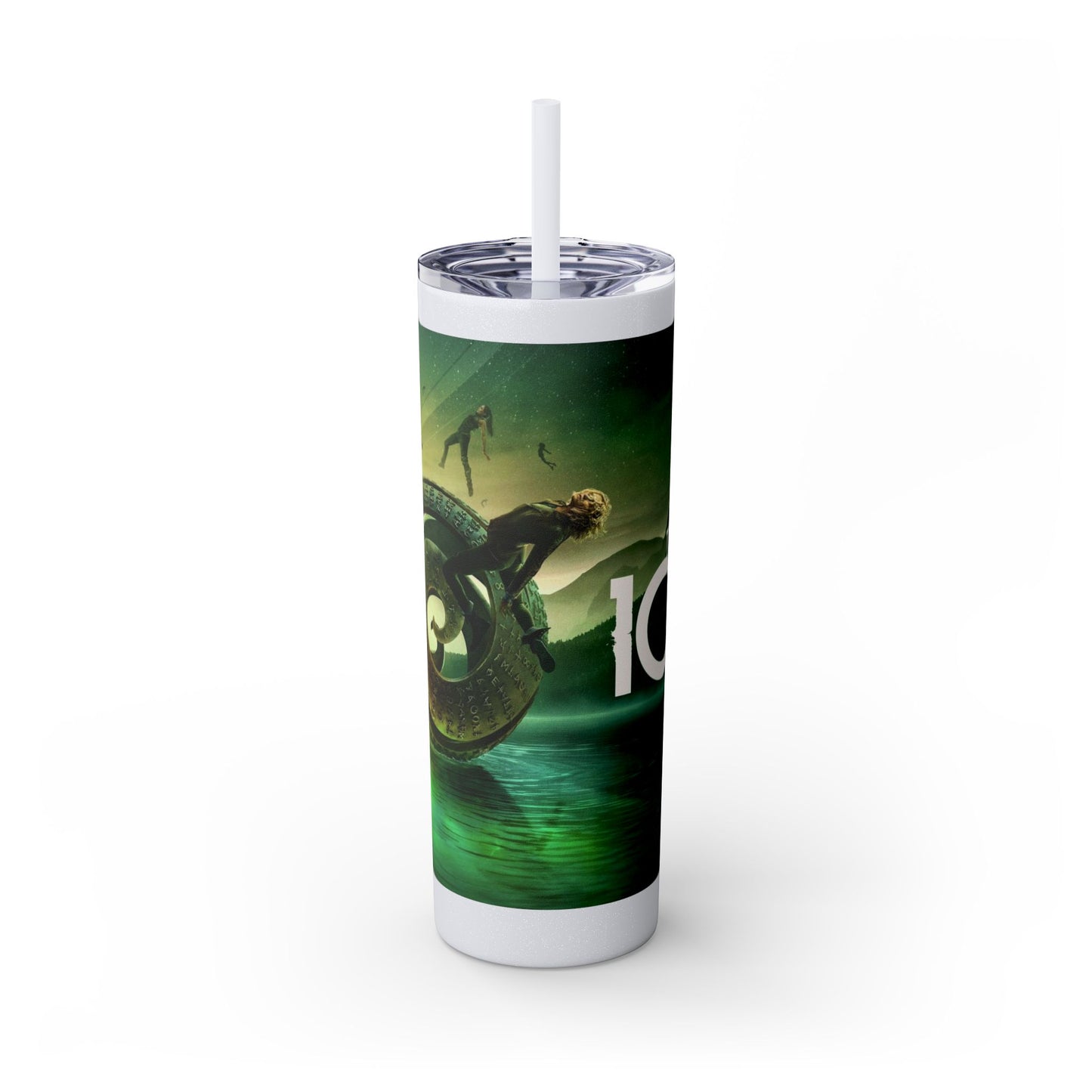 "The 100" Stainless Steel Tumbler - Green