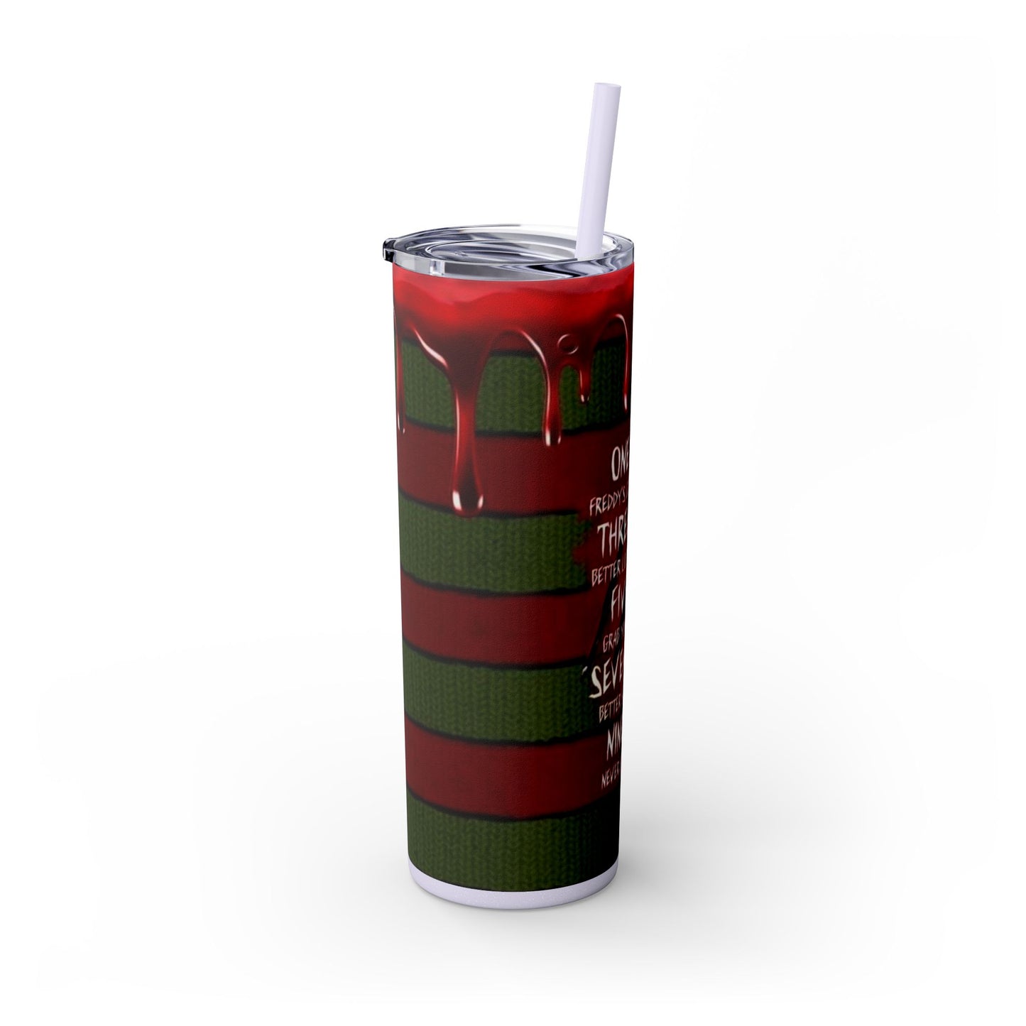 🔥 Freddy Krueger Skinny Tumbler – A Nightmare You’ll Love 🔥 - House of O & A