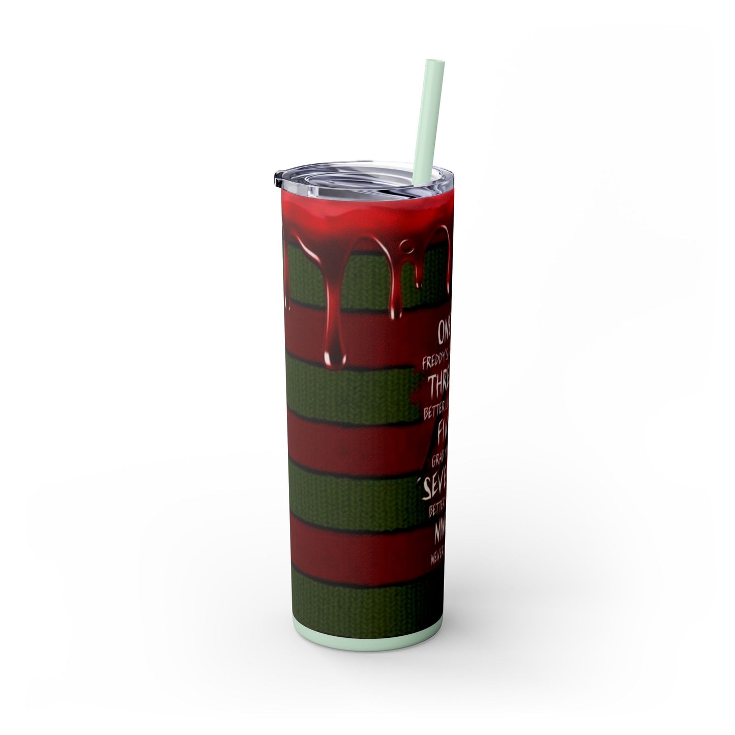 🔥 Freddy Krueger Skinny Tumbler – A Nightmare You’ll Love 🔥