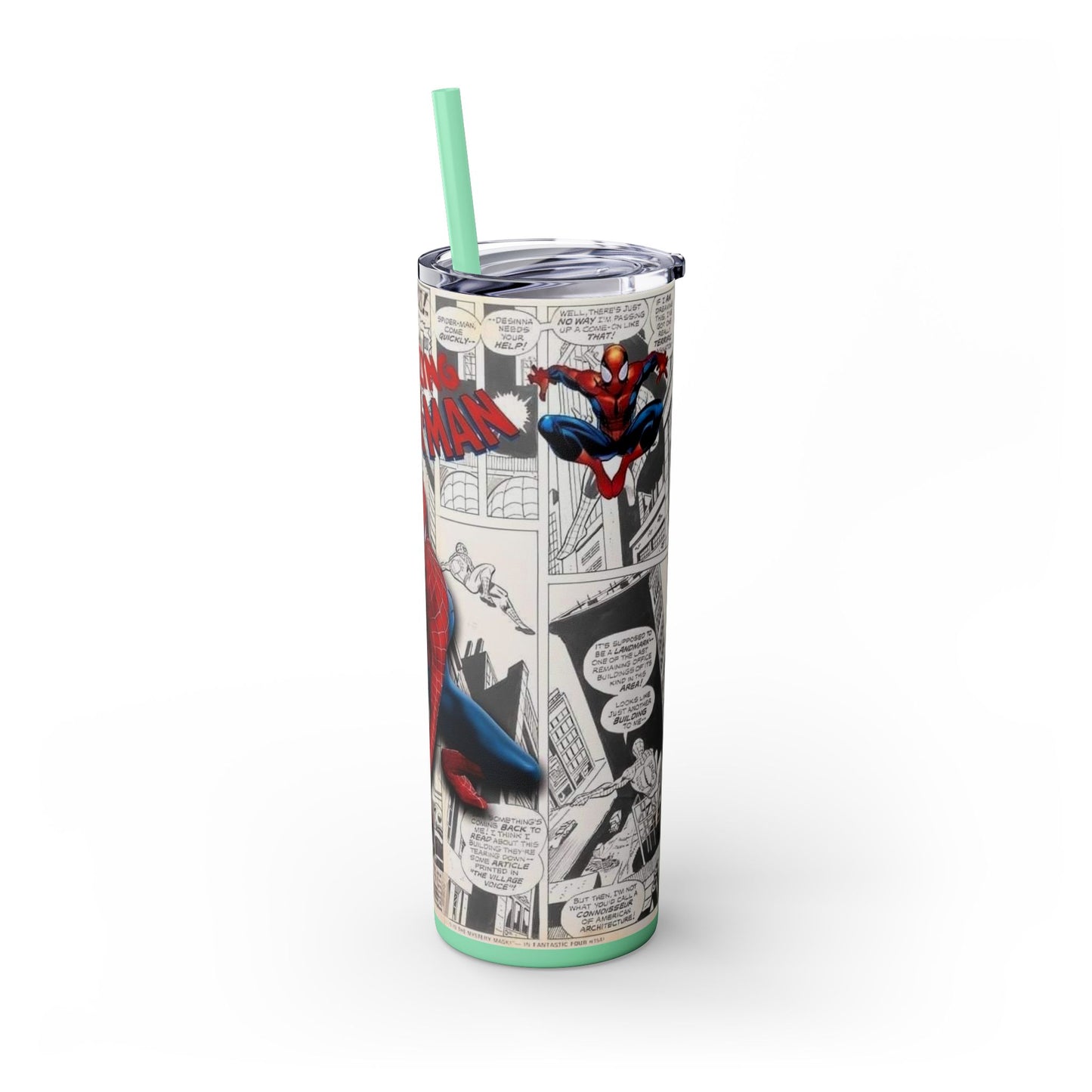 Skinny Tumbler Spiderman 20oz - House of O & A