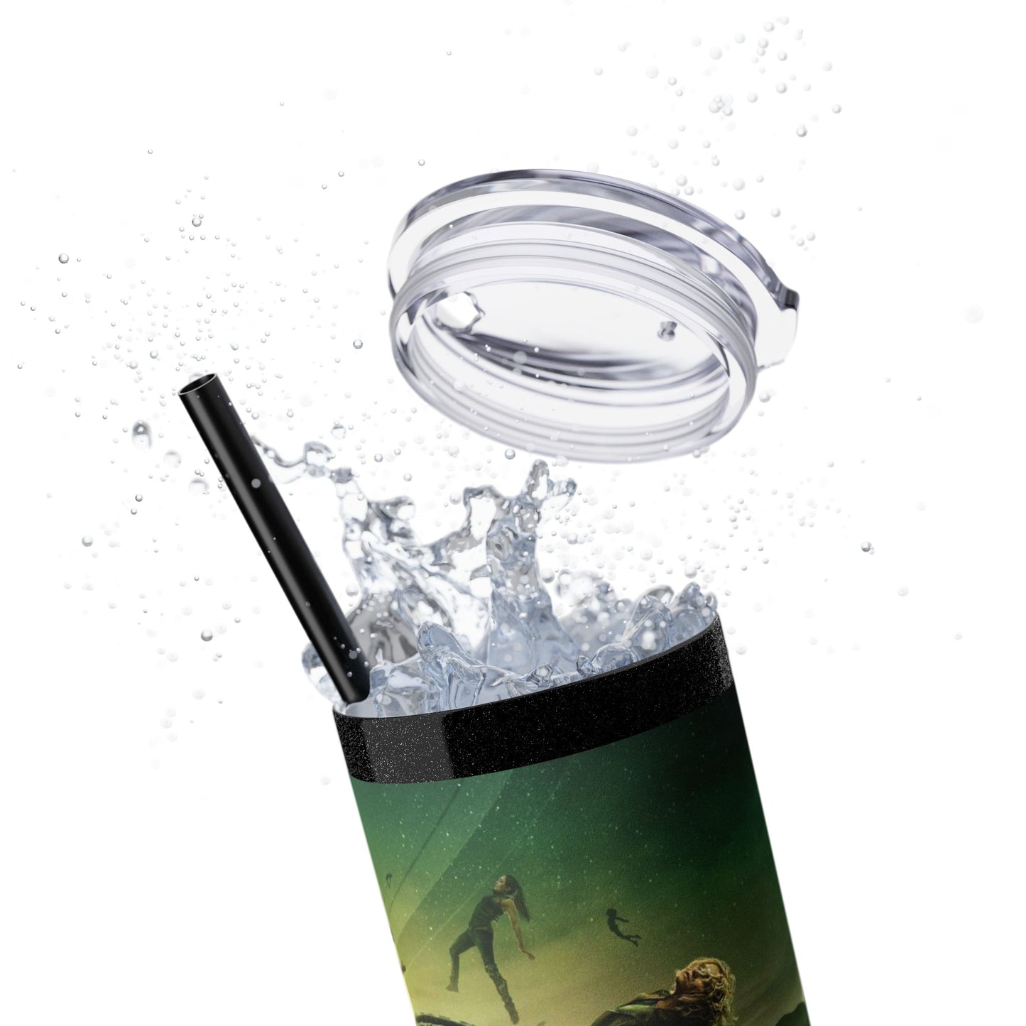 "The 100" Stainless Steel Tumbler - Green
