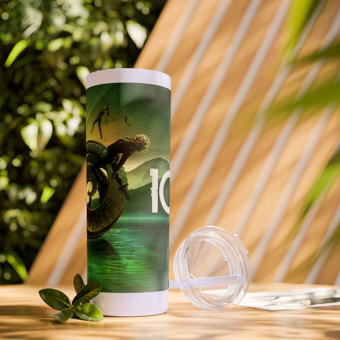 "The 100" Stainless Steel Tumbler - Green
