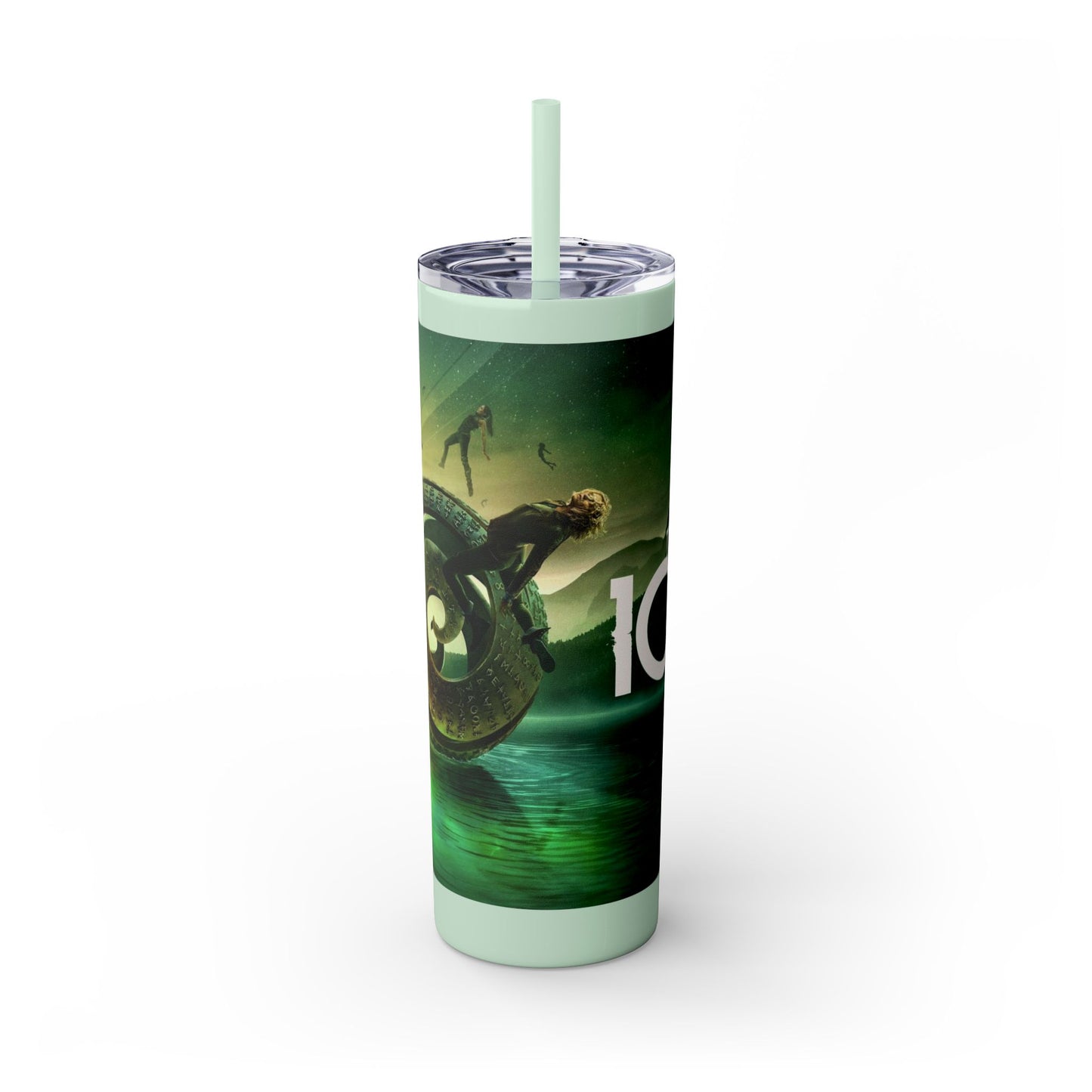 "The 100" Stainless Steel Tumbler - Green