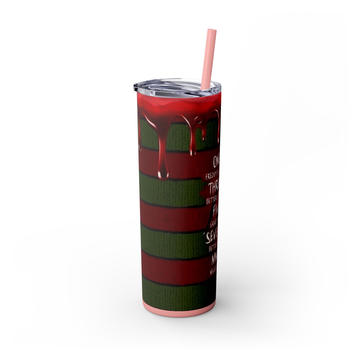 🔥 Freddy Krueger Skinny Tumbler – A Nightmare You’ll Love 🔥