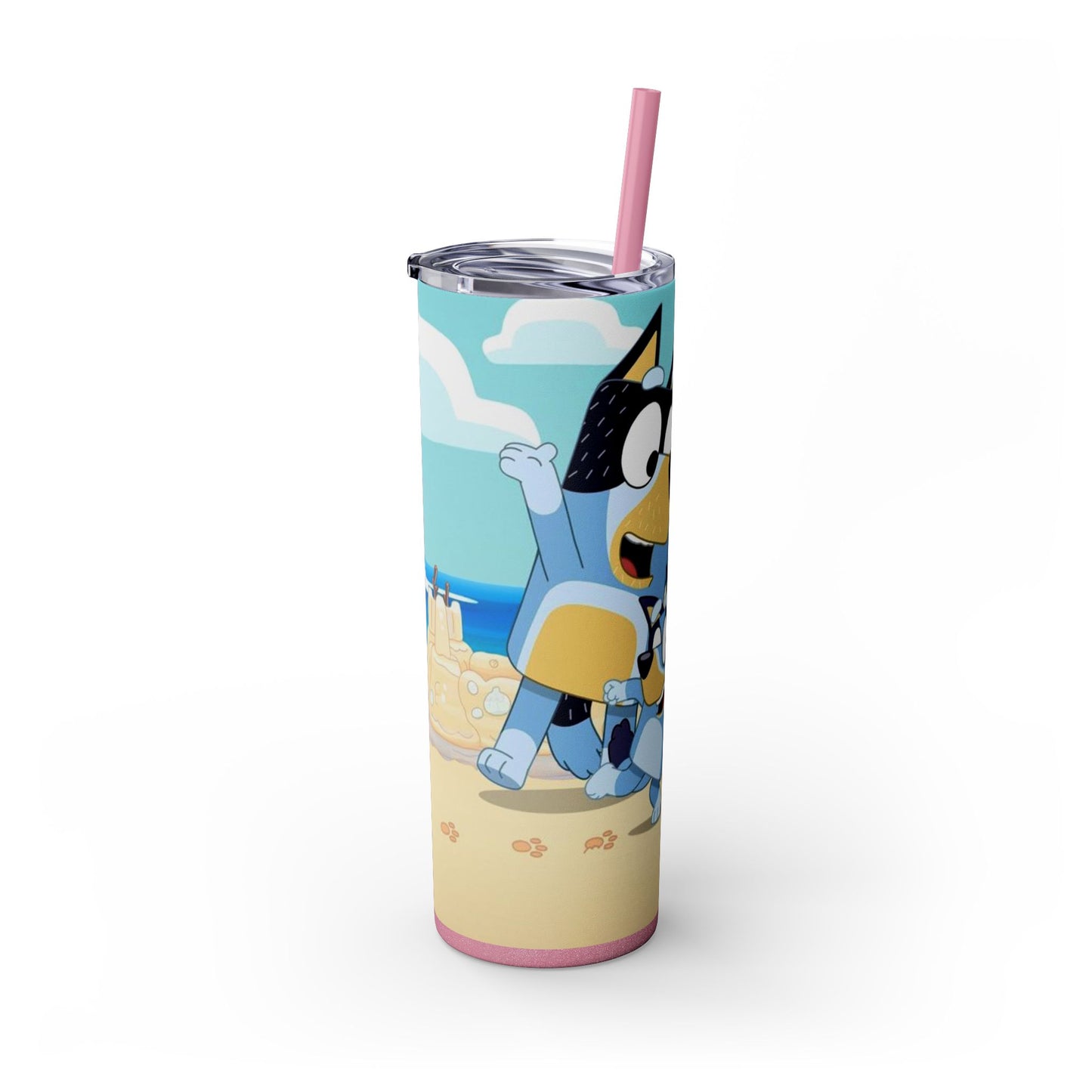 Bluey Beach Day Skinny Tumbler โ 20 oz