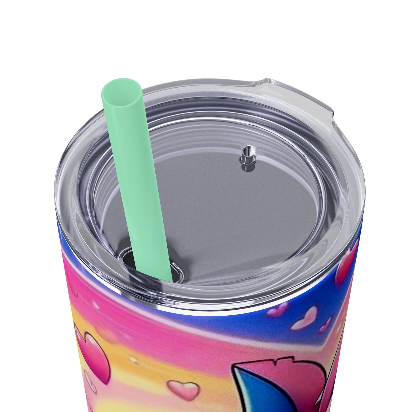 Skinny Tumbler - Stitch and Angel Love Design
