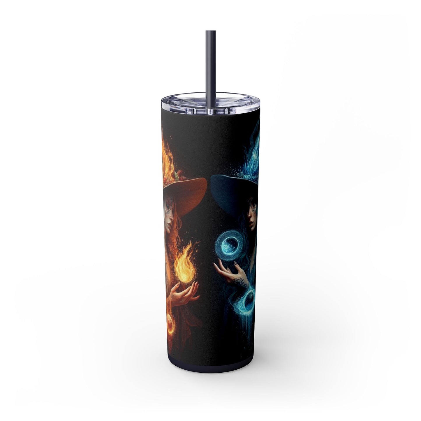 Witch Sisters Skinny Tumbler