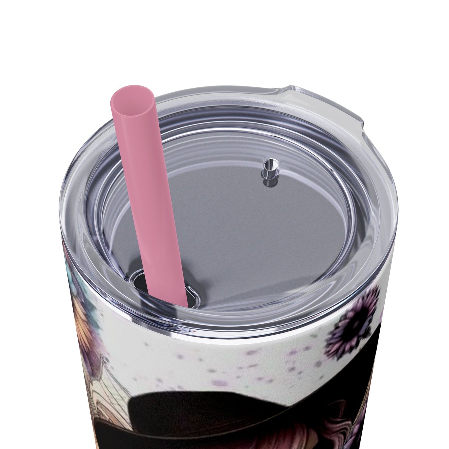 She Overcame Inspirational Skinny Tumbler