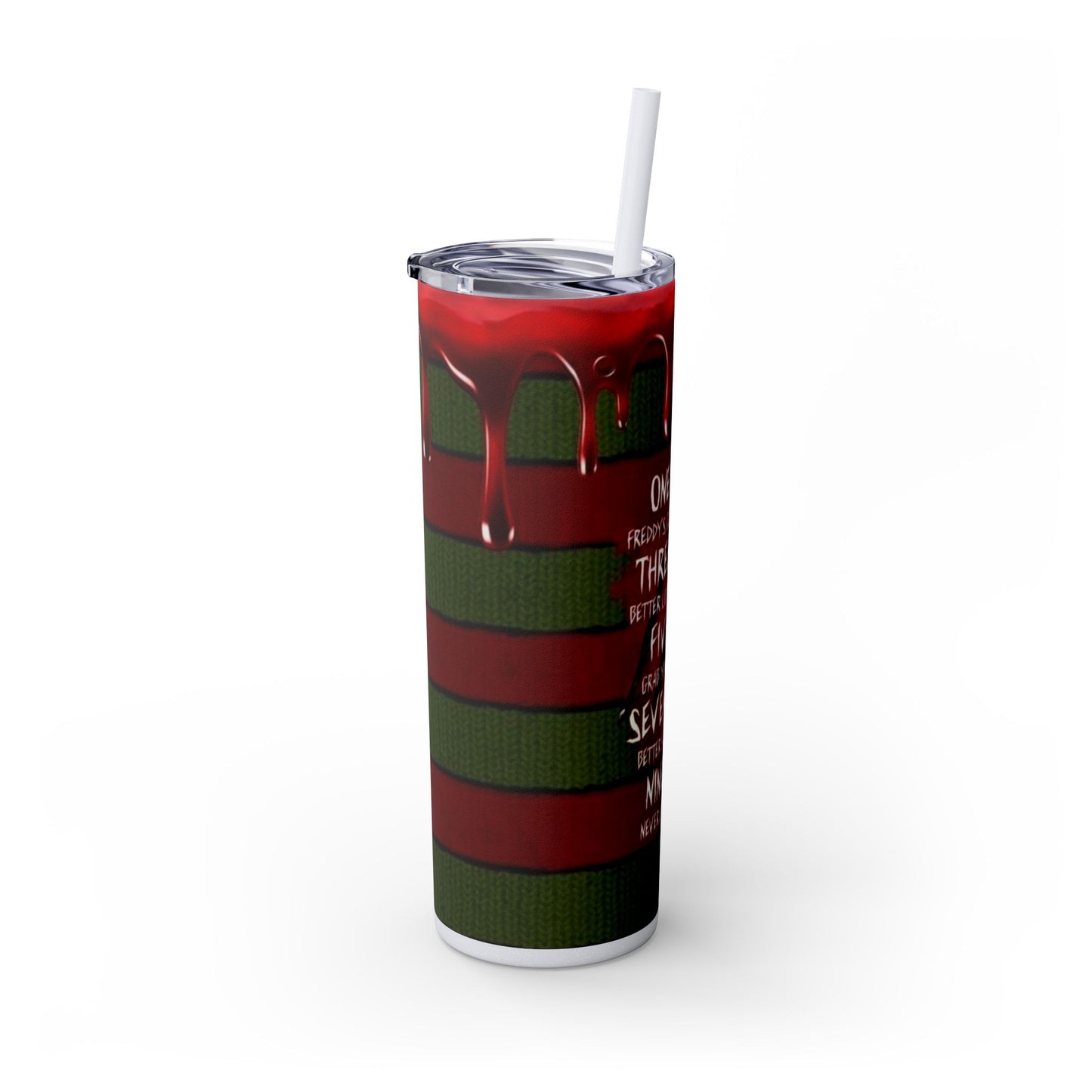 🔥 Freddy Krueger Skinny Tumbler – A Nightmare You’ll Love 🔥