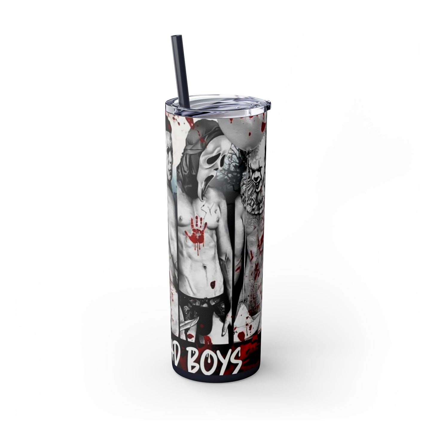 I Love Bad Boys Skinny Tumbler