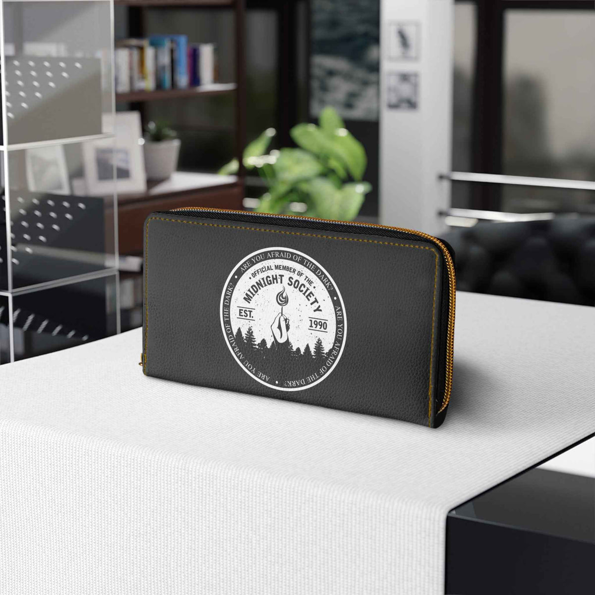 Midnight Society Zip-Around Wallet